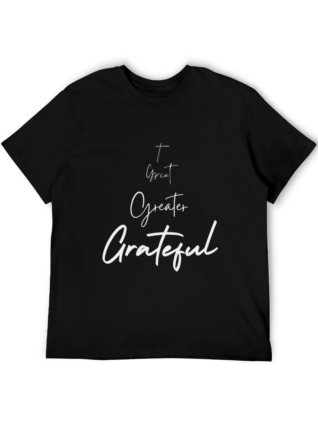Greater Grateful Graphic Tee - Black Casual Shirt