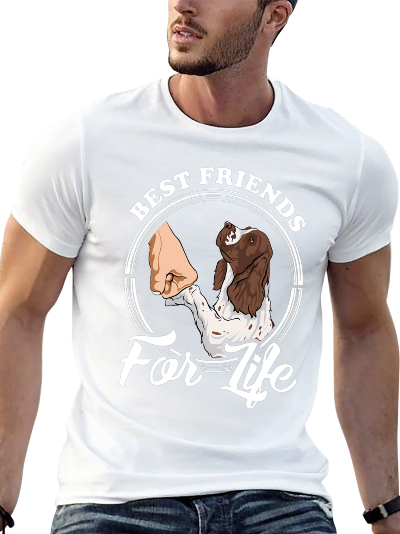 Best Friends For Life Dog T-Shirt