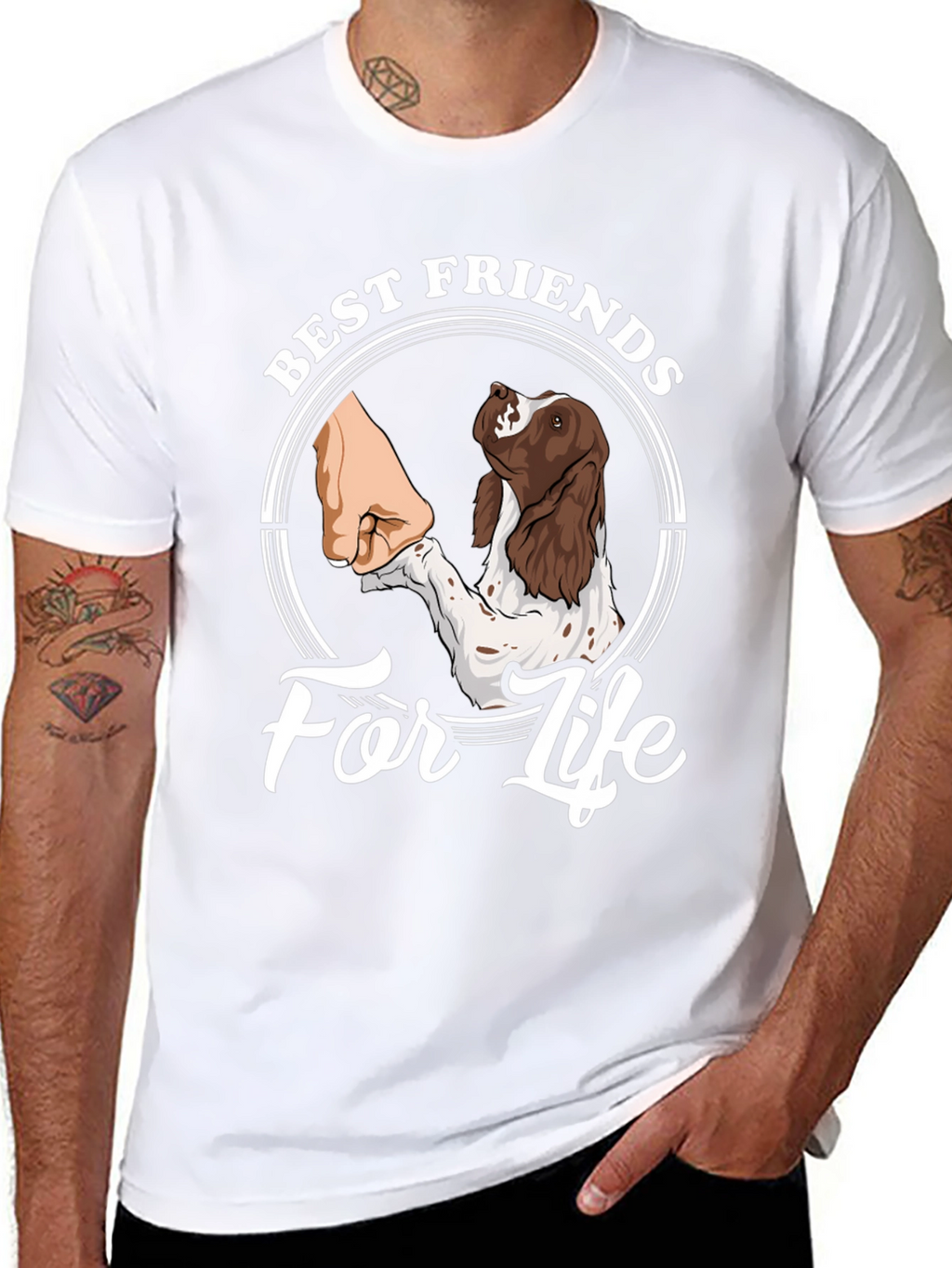 Best Friends For Life Dog T-Shirt