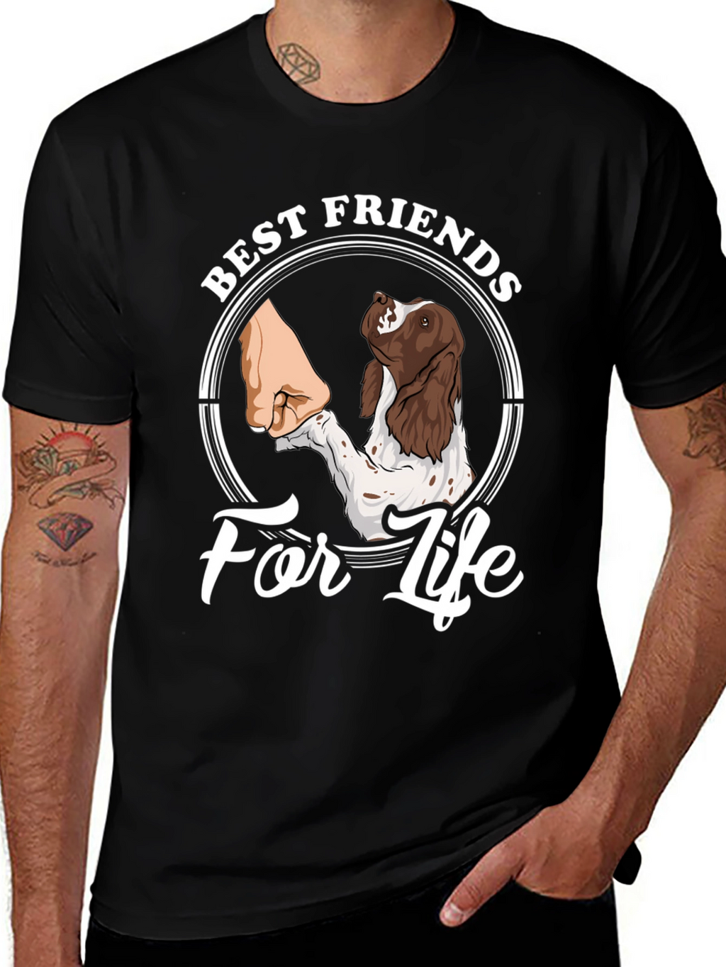 Best Friends For Life Dog T-Shirt