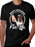 Best Friends For Life Dog T-Shirt