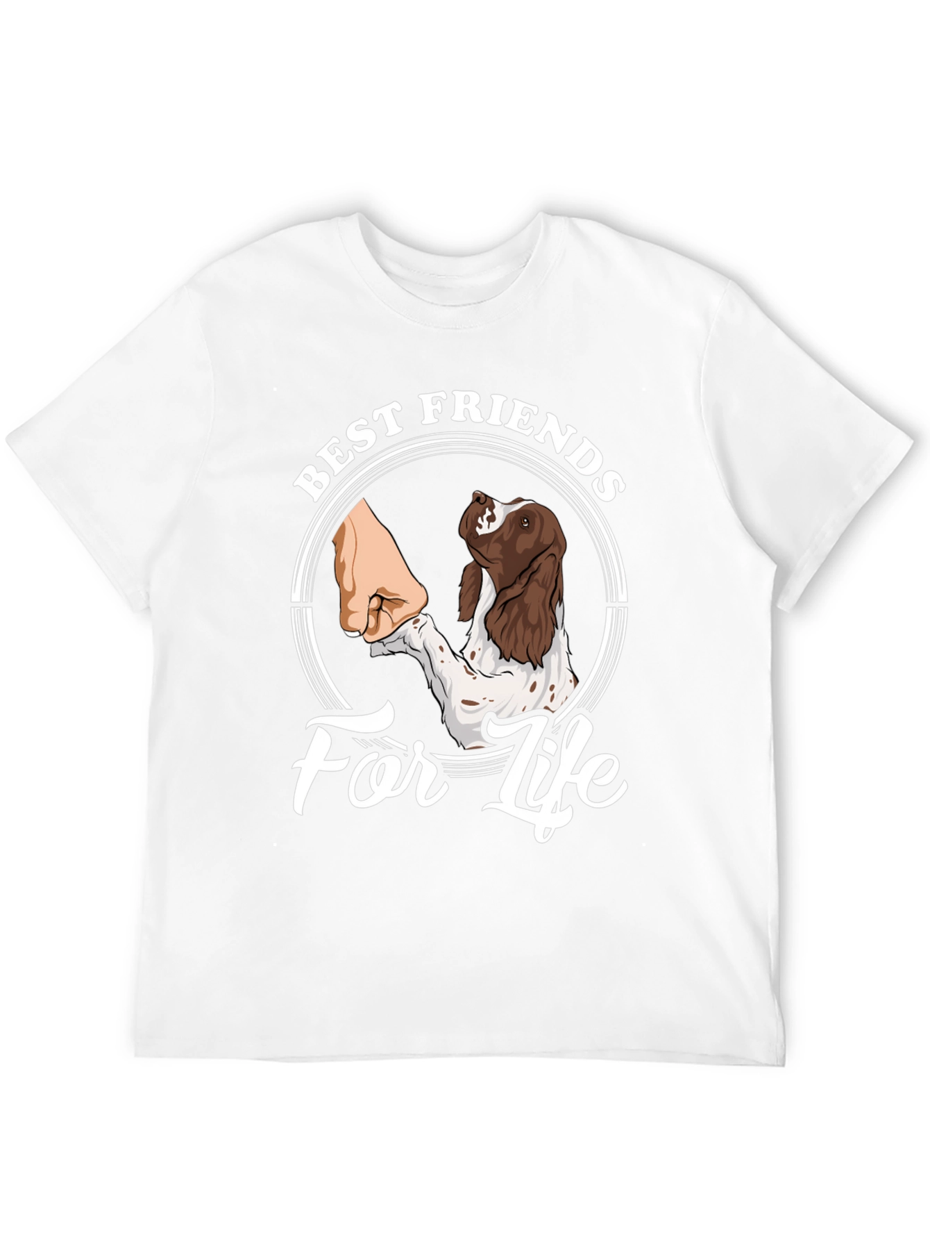 Best Friends For Life Dog T-Shirt