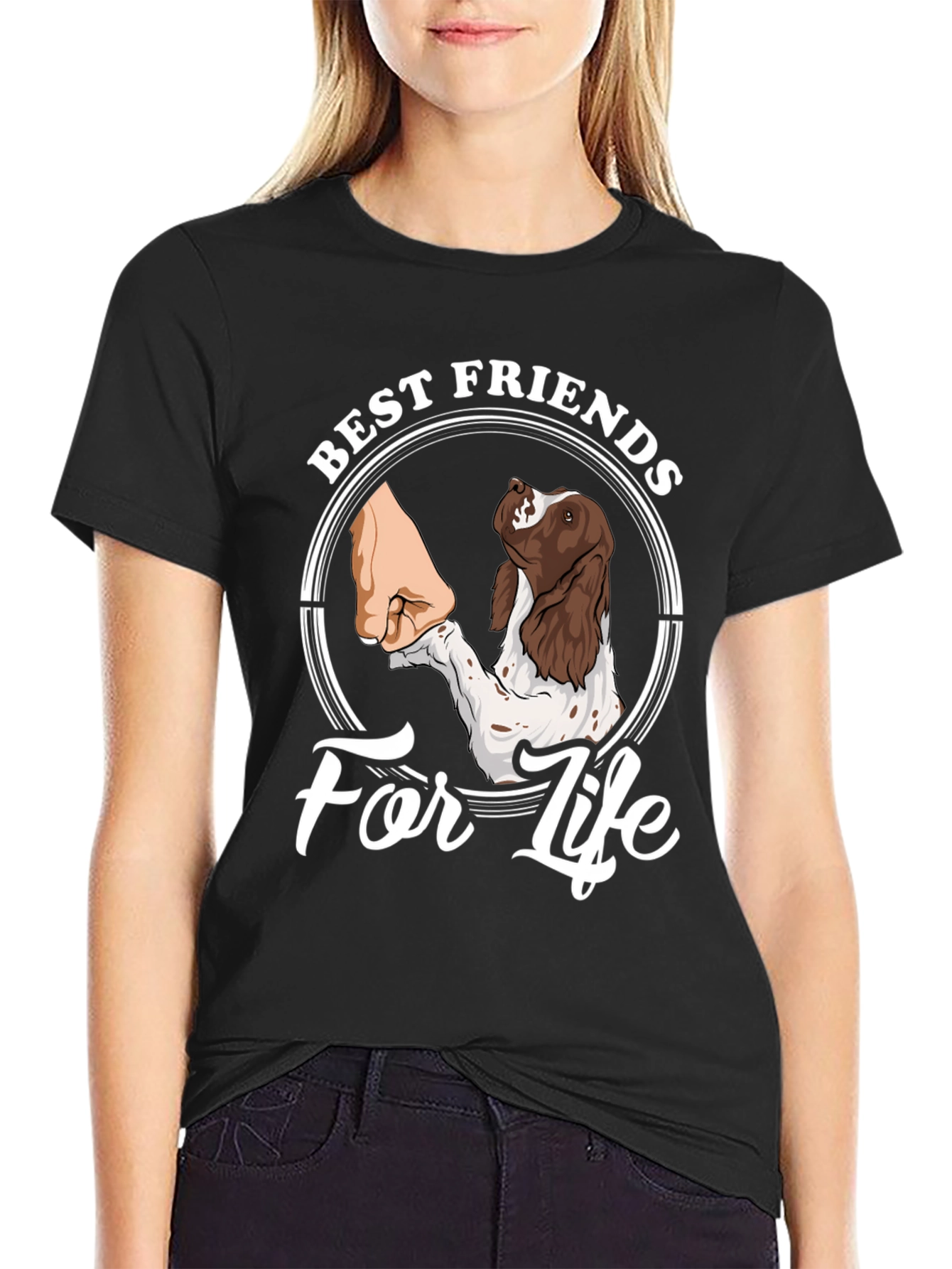 Best Friends For Life Dog T-Shirt