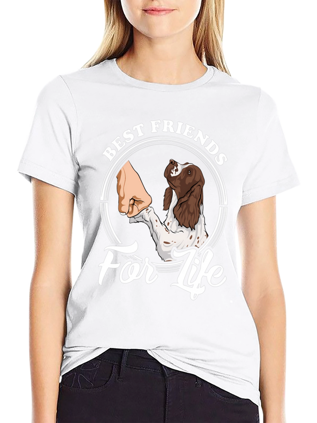 Best Friends For Life Dog T-Shirt