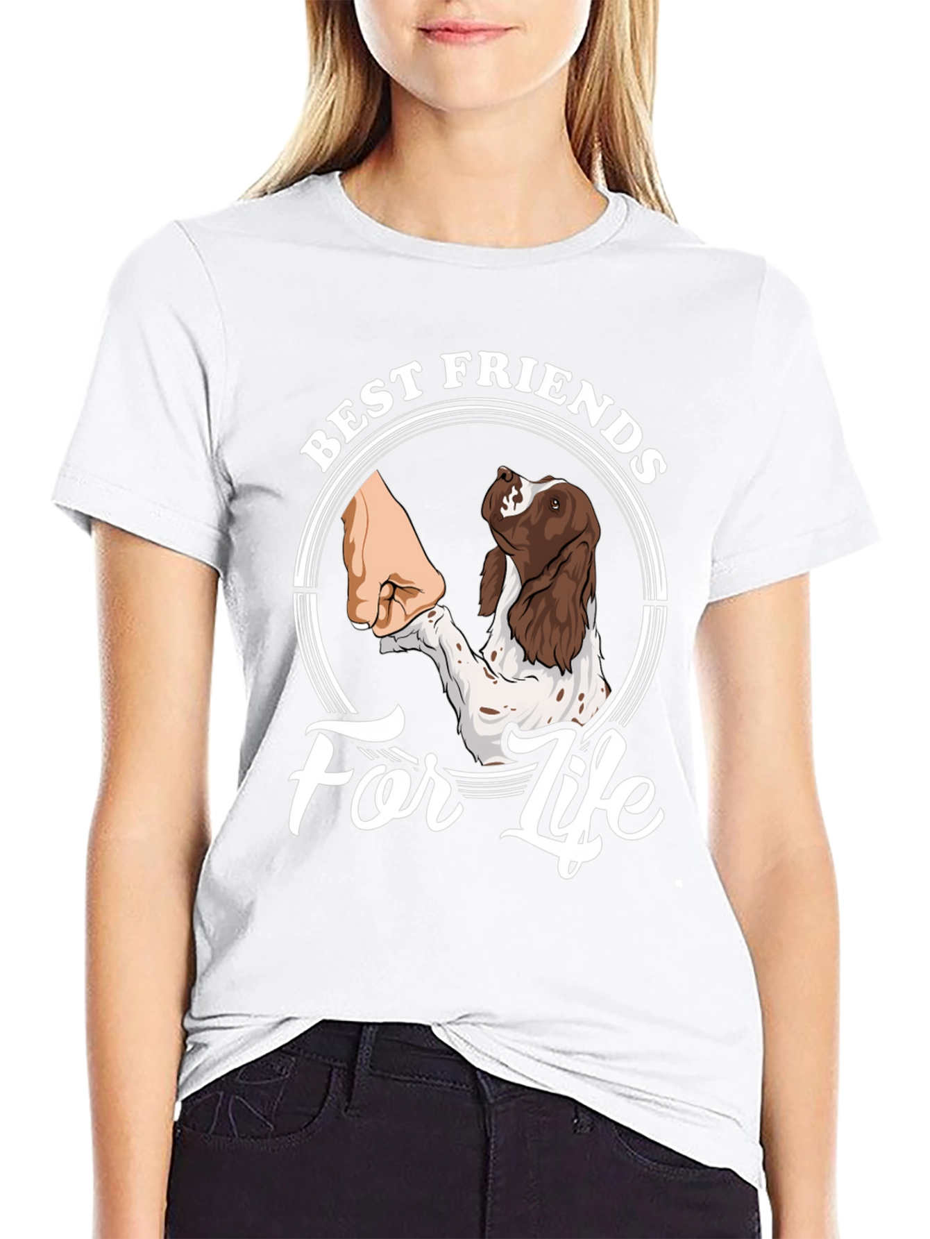Best Friends For Life Dog T-Shirt