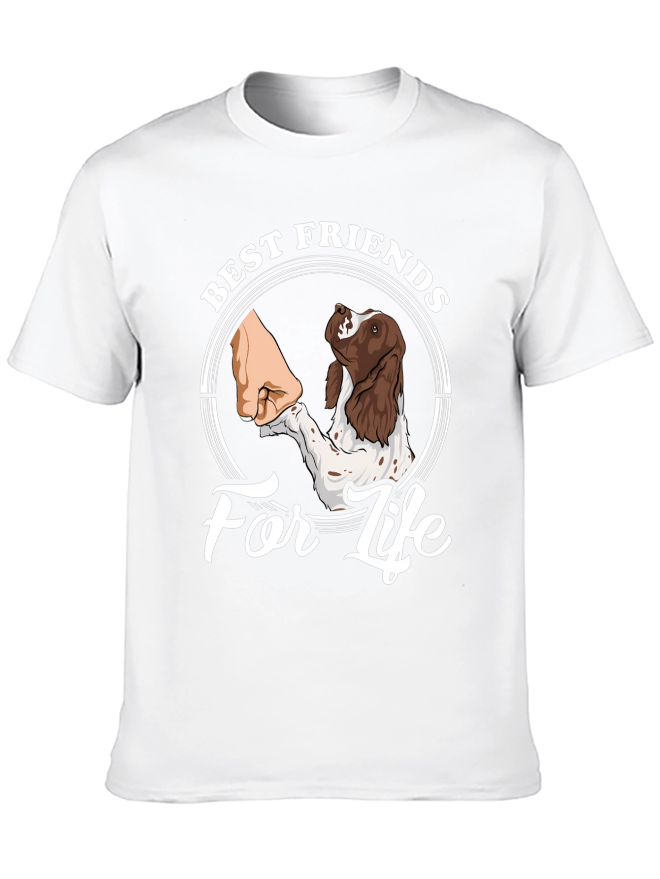 Best Friends For Life Dog T-Shirt