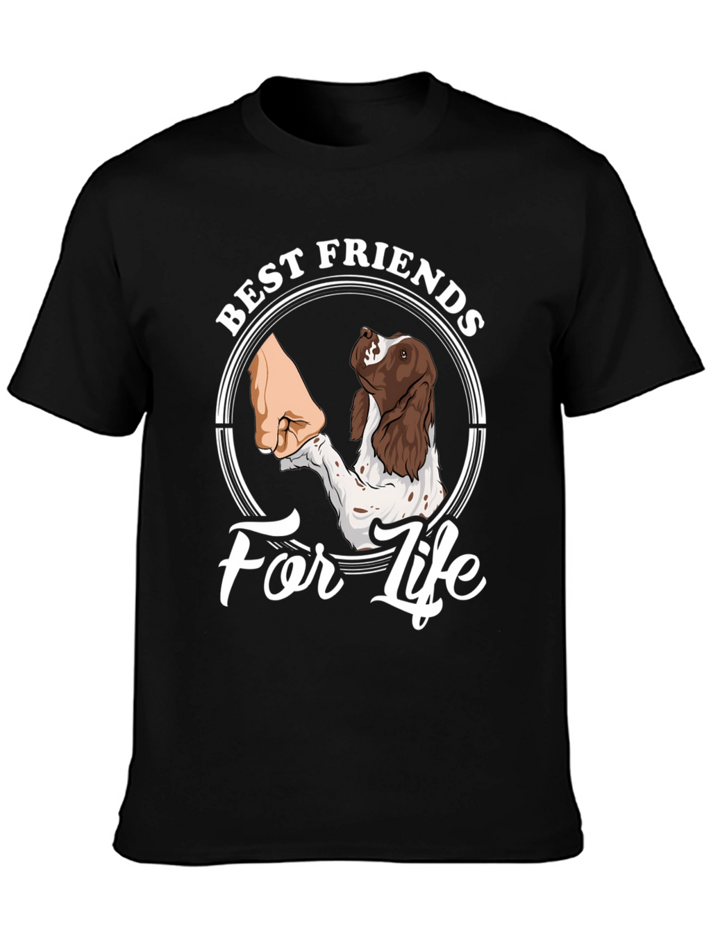 Best Friends For Life Dog T-Shirt