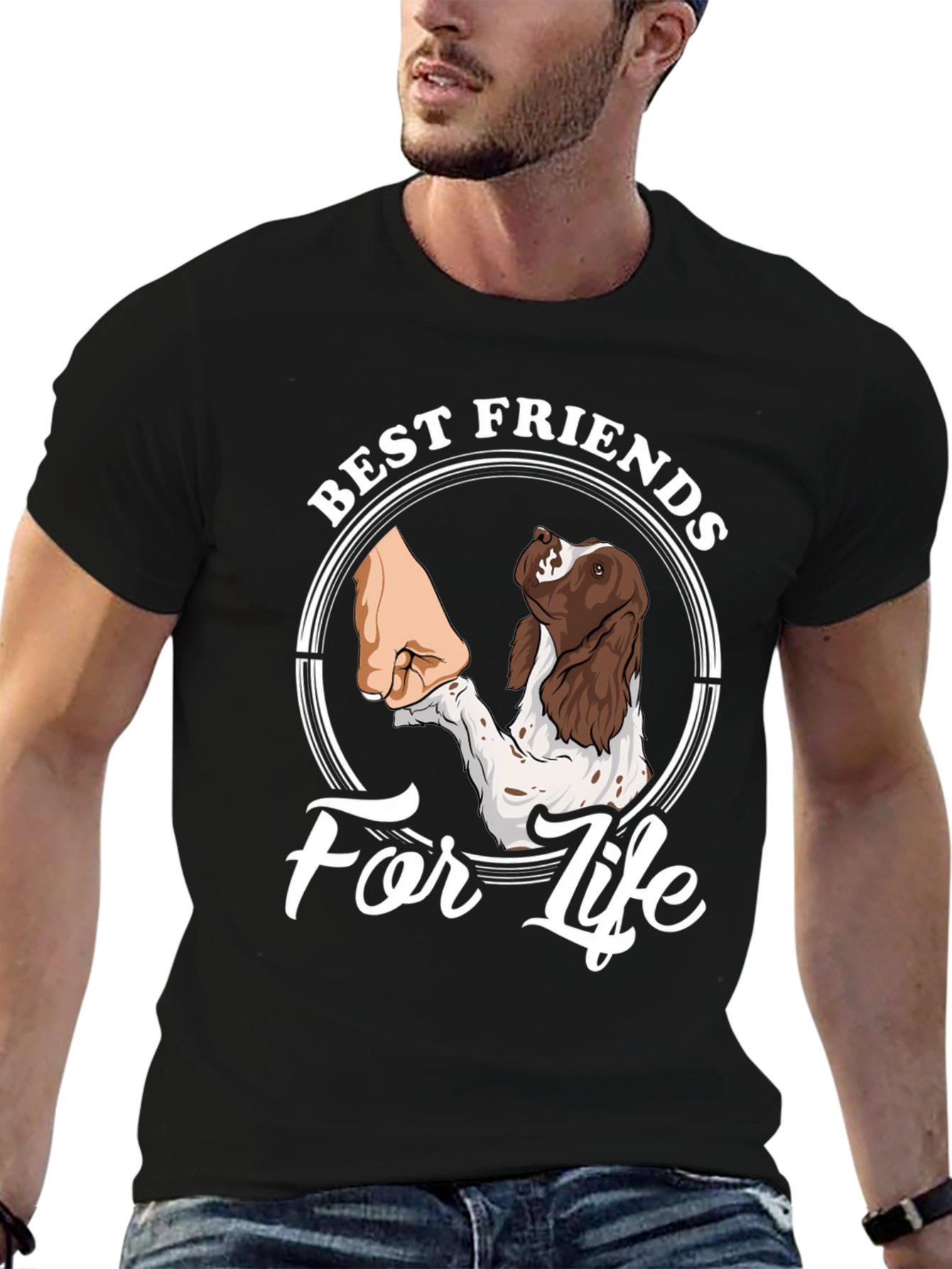 Best Friends For Life Dog T-Shirt