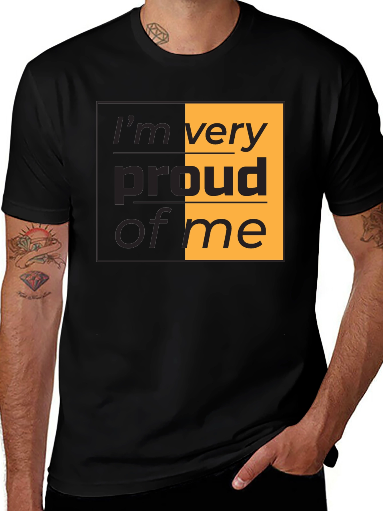 Proud of Me T-Shirt - Stylish Graphic Tee