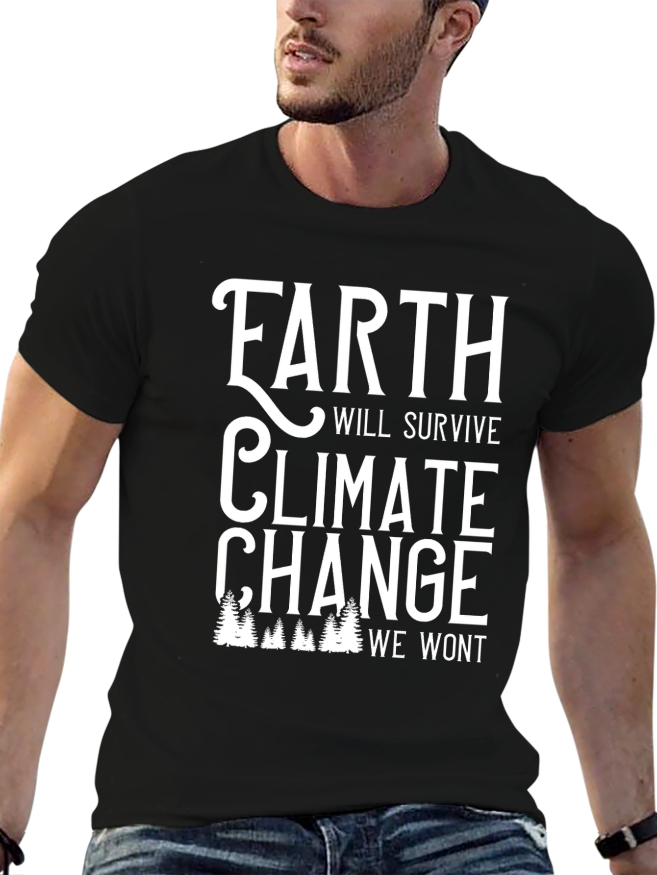 Earth Will Survive Climate Change Graphic Tee