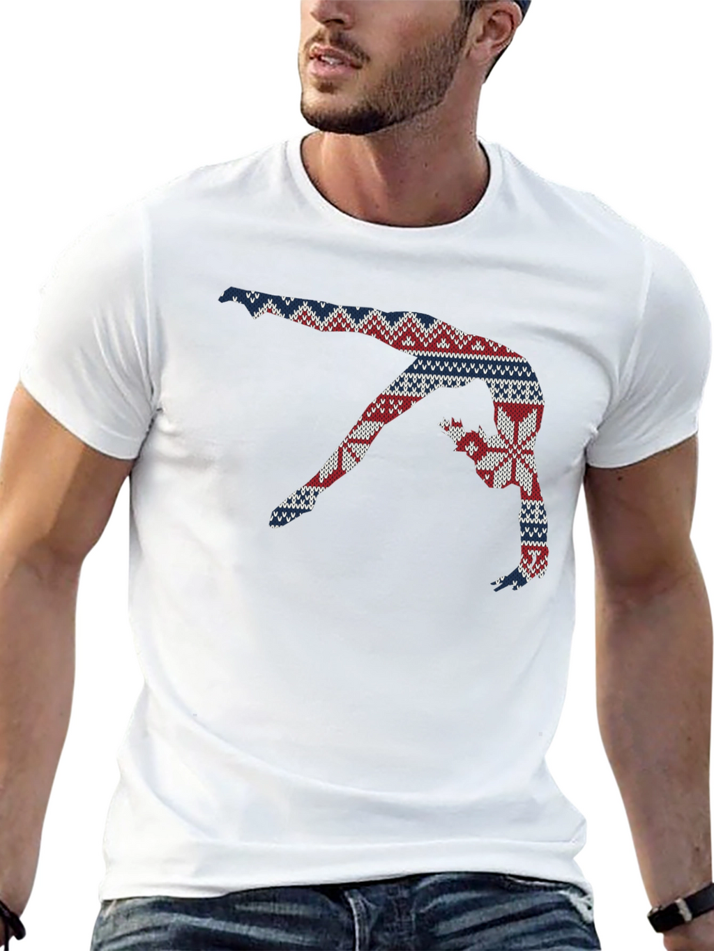 Gymnast Ugly Christmas Sweater T-Shirt