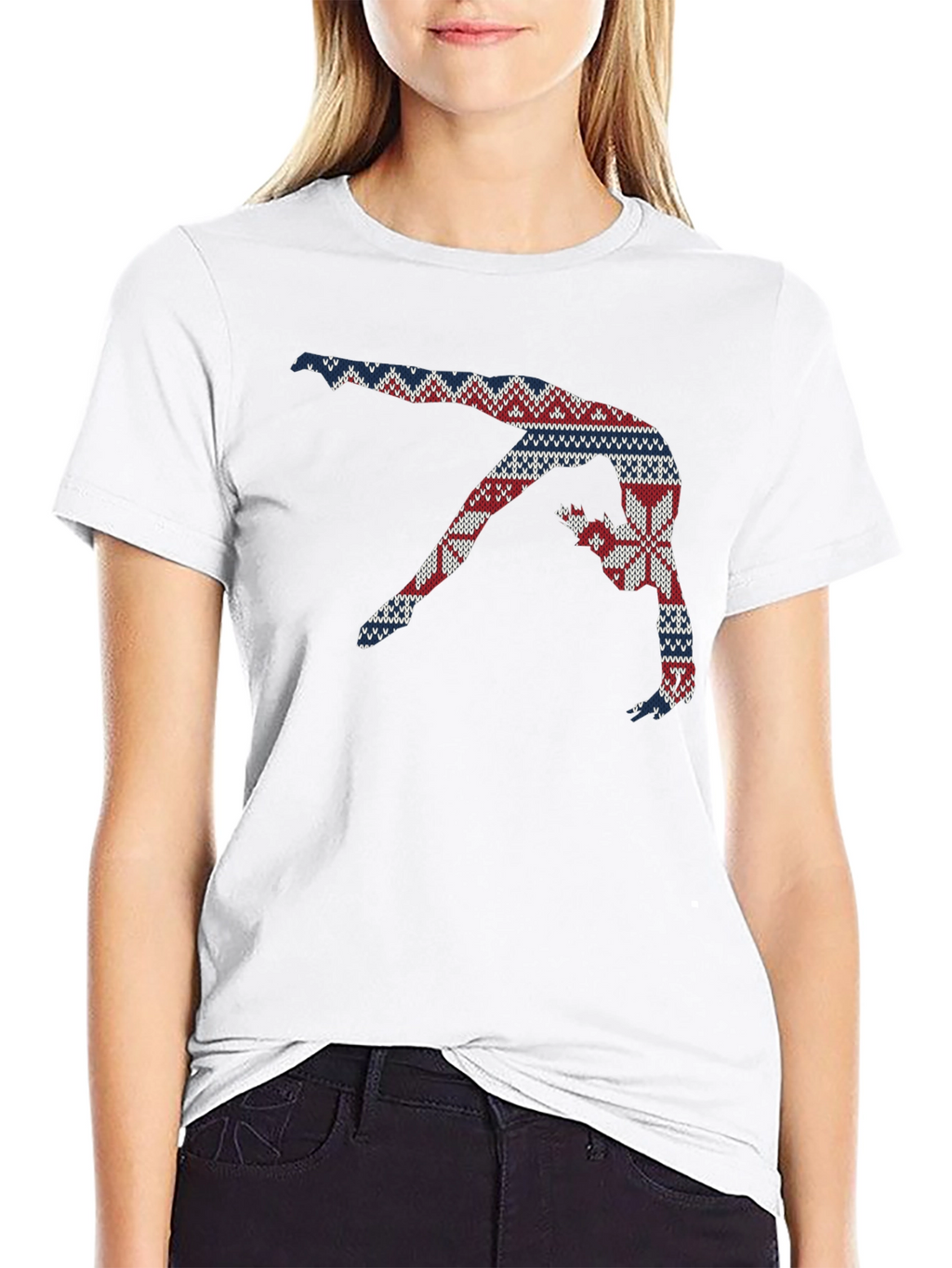 Gymnast Ugly Christmas Sweater T-Shirt