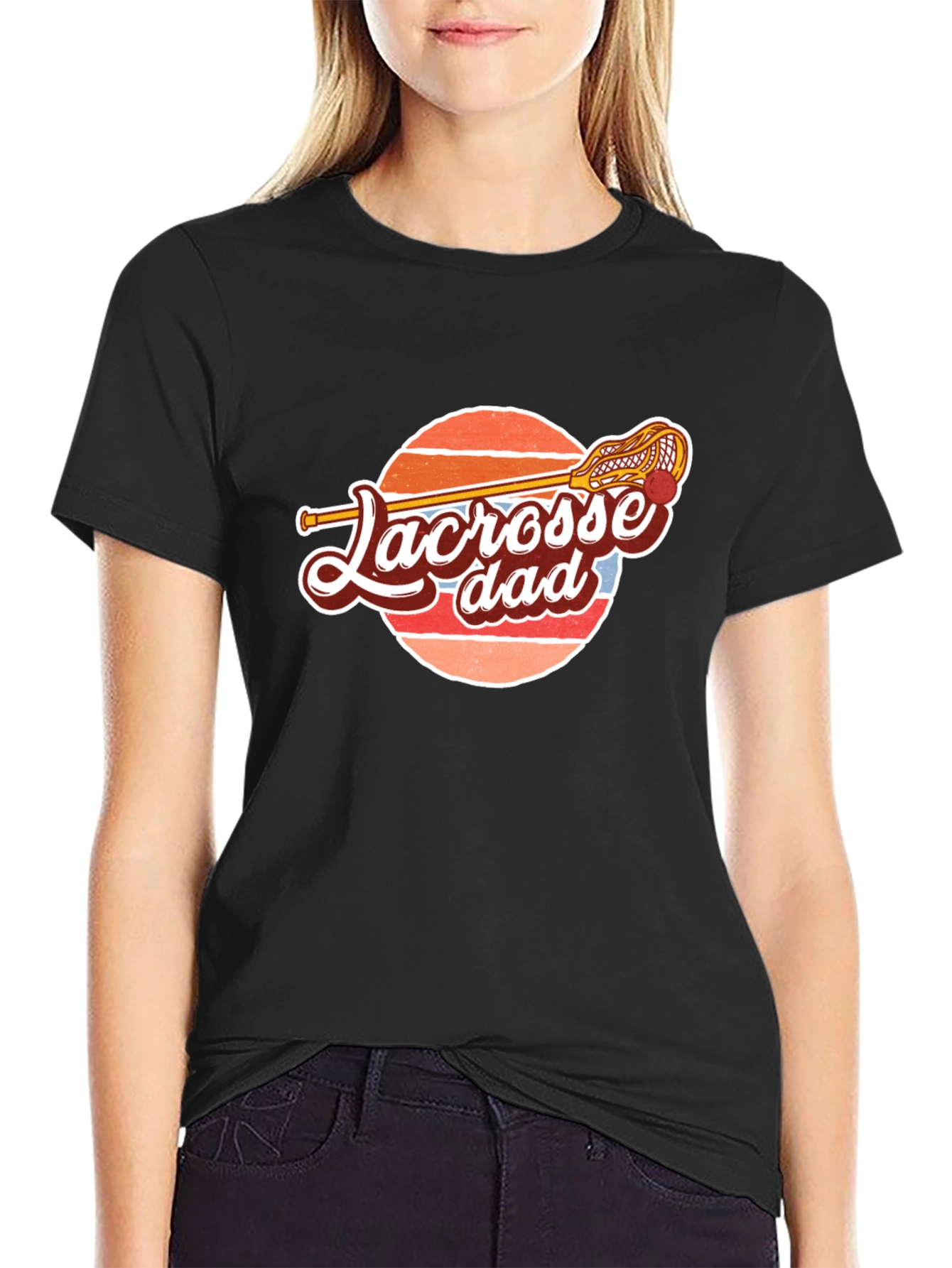 Lacrosse Dad Graphic Tee - Sporty & Stylish