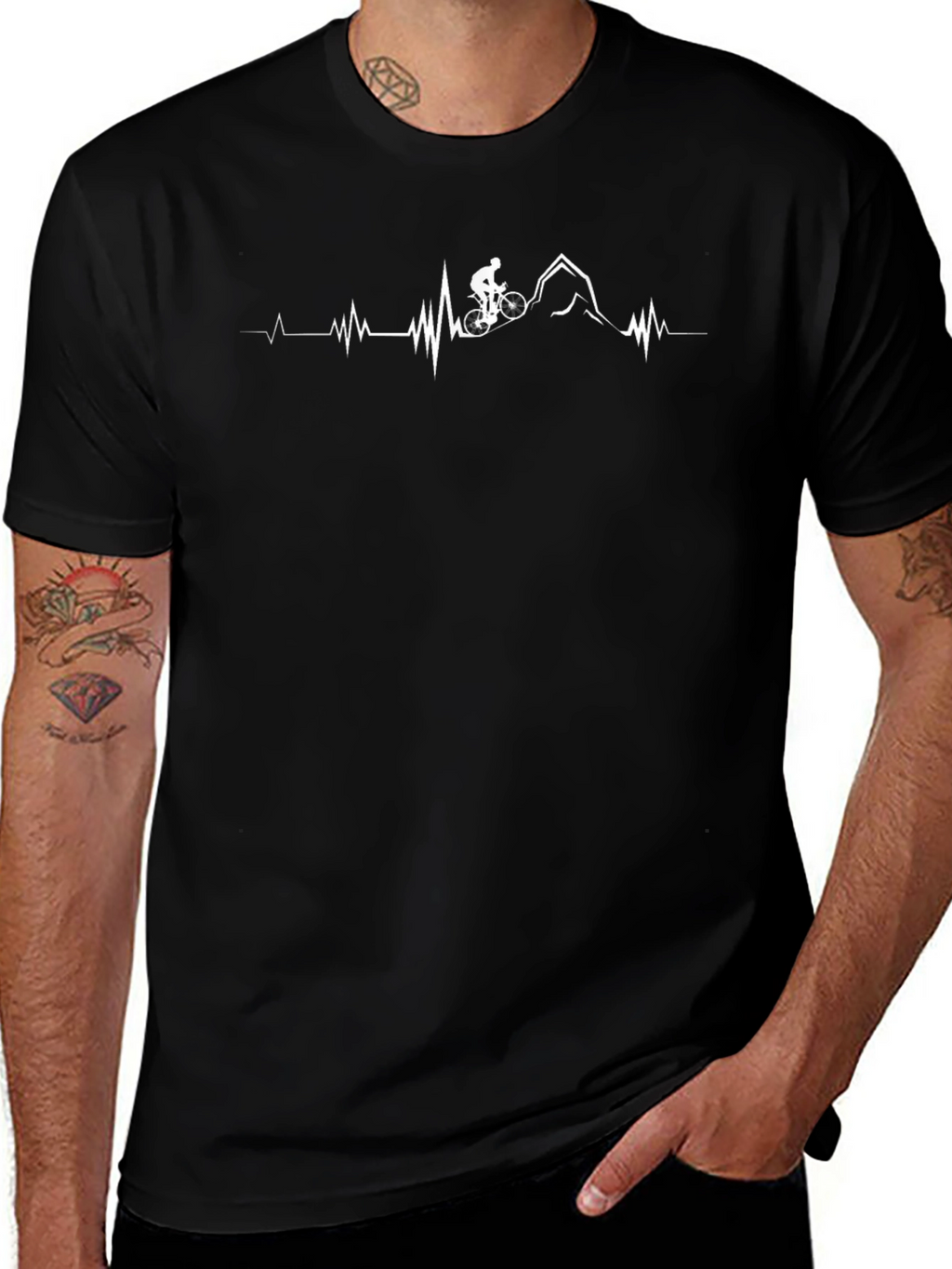 Mountain Bike Heartbeat T-Shirt