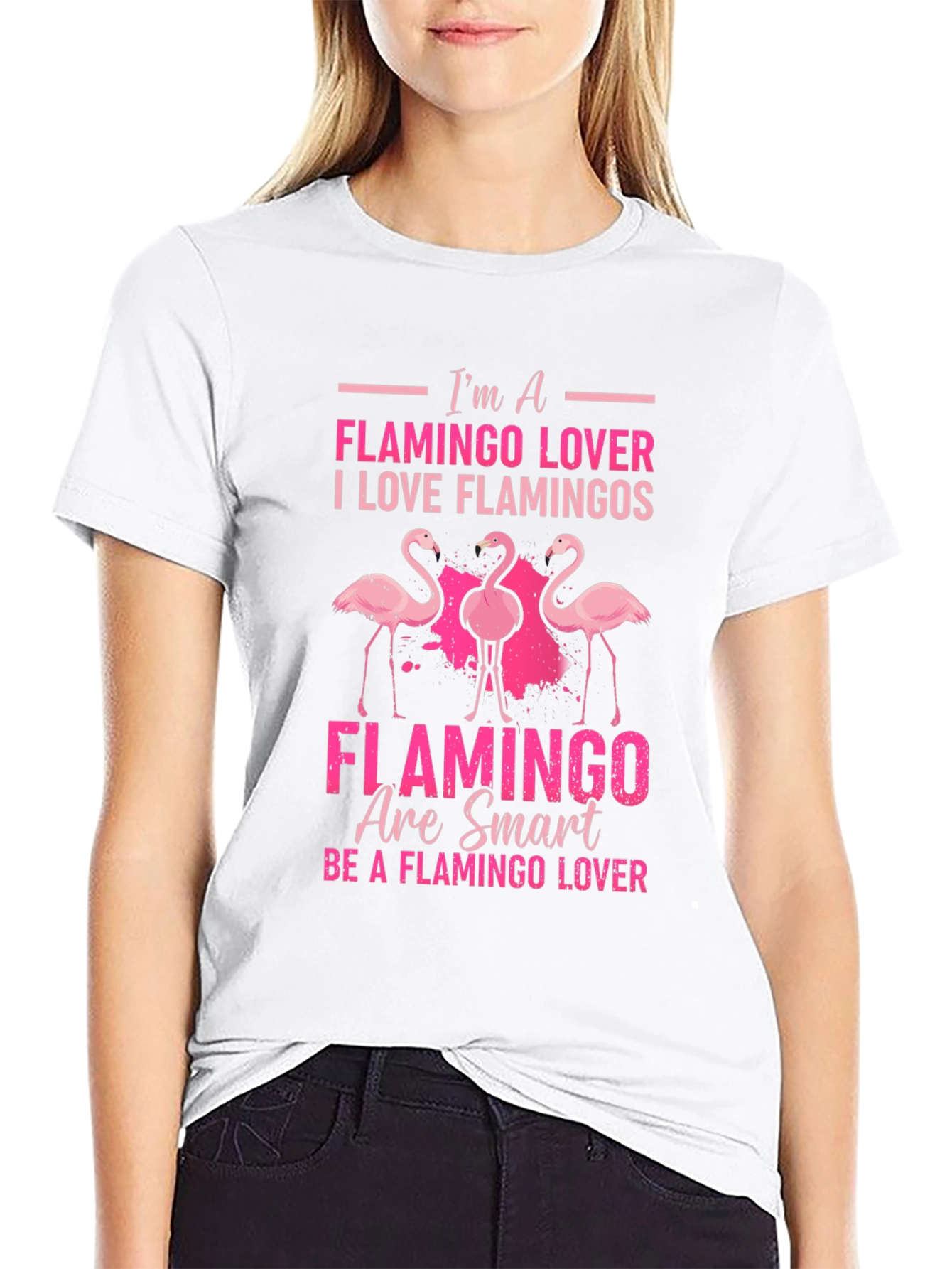 Im a Flamingo Lover Graphic T-Shirt