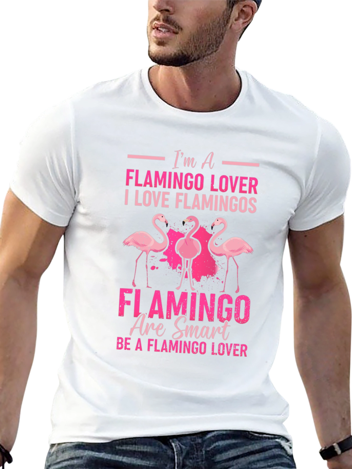 Im a Flamingo Lover Graphic T-Shirt
