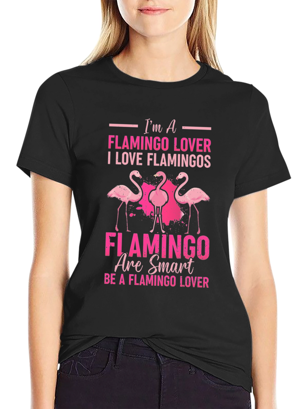 Im a Flamingo Lover Graphic T-Shirt