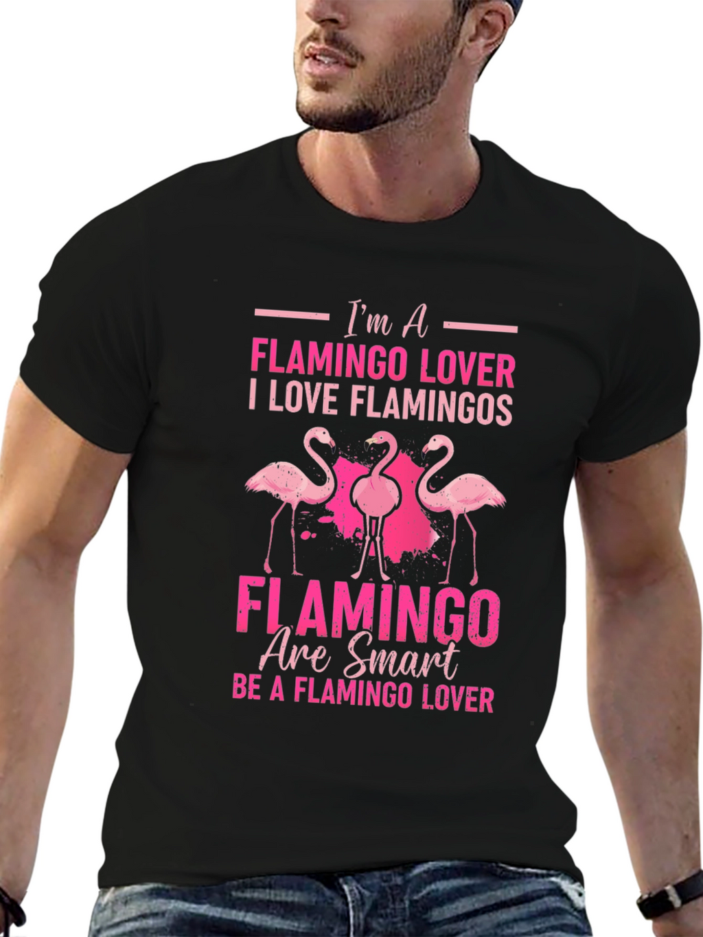 Im a Flamingo Lover Graphic T-Shirt