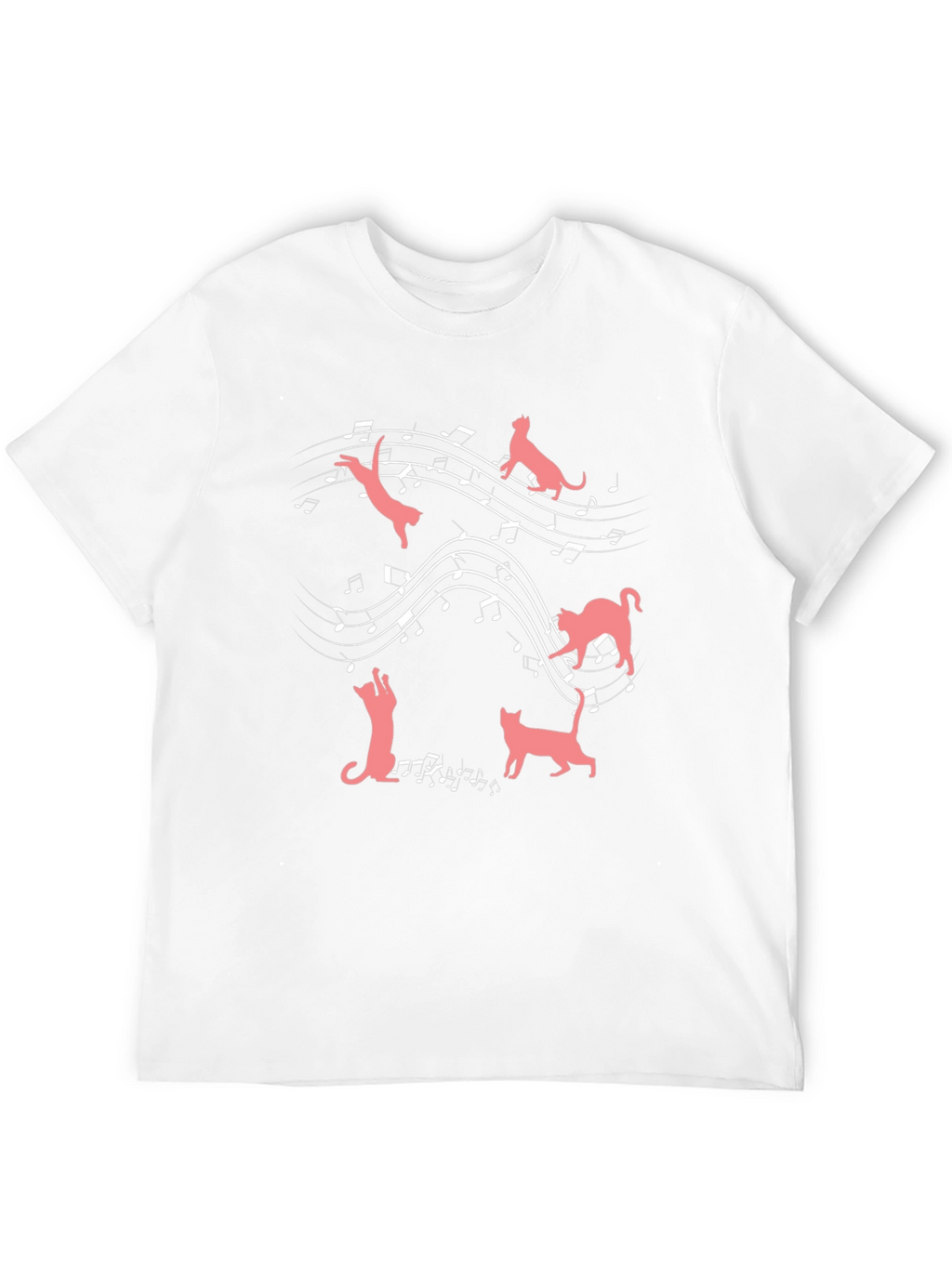 Cats & Music T-Shirt: Feline Harmony Tee