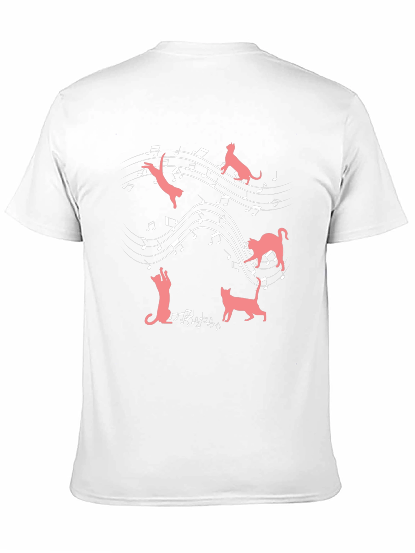 Cats & Music T-Shirt: Feline Harmony Tee