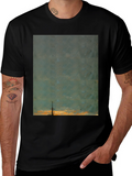 Sunset Ship Graphic Tee - Unique Artistic Design