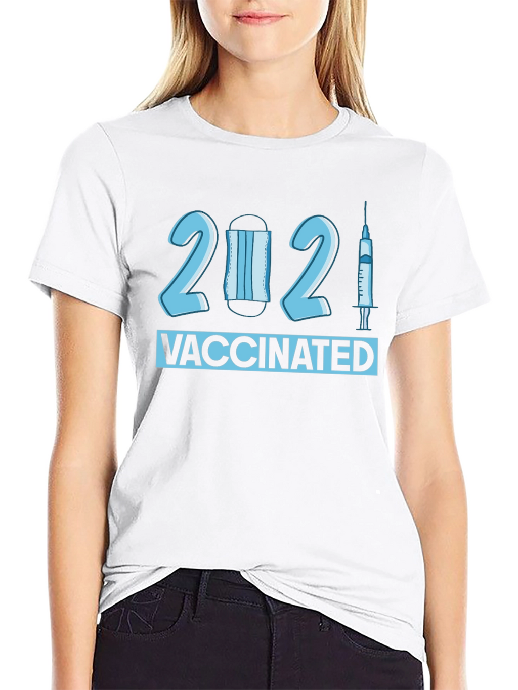 Vaccinated 2021 T-Shirt - Novelty Pandemic Tee