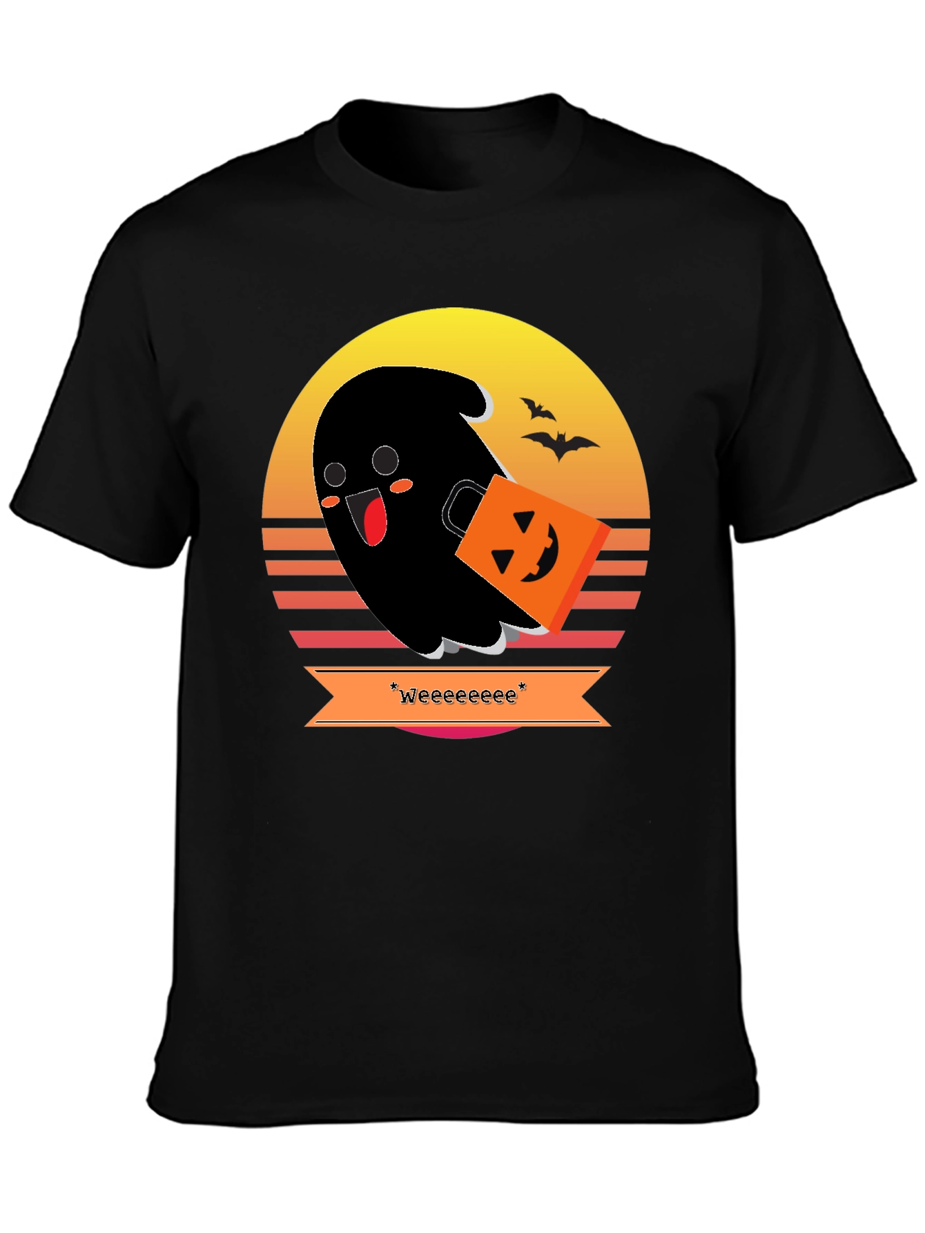 Spooky Cute Ghost Halloween T-Shirt