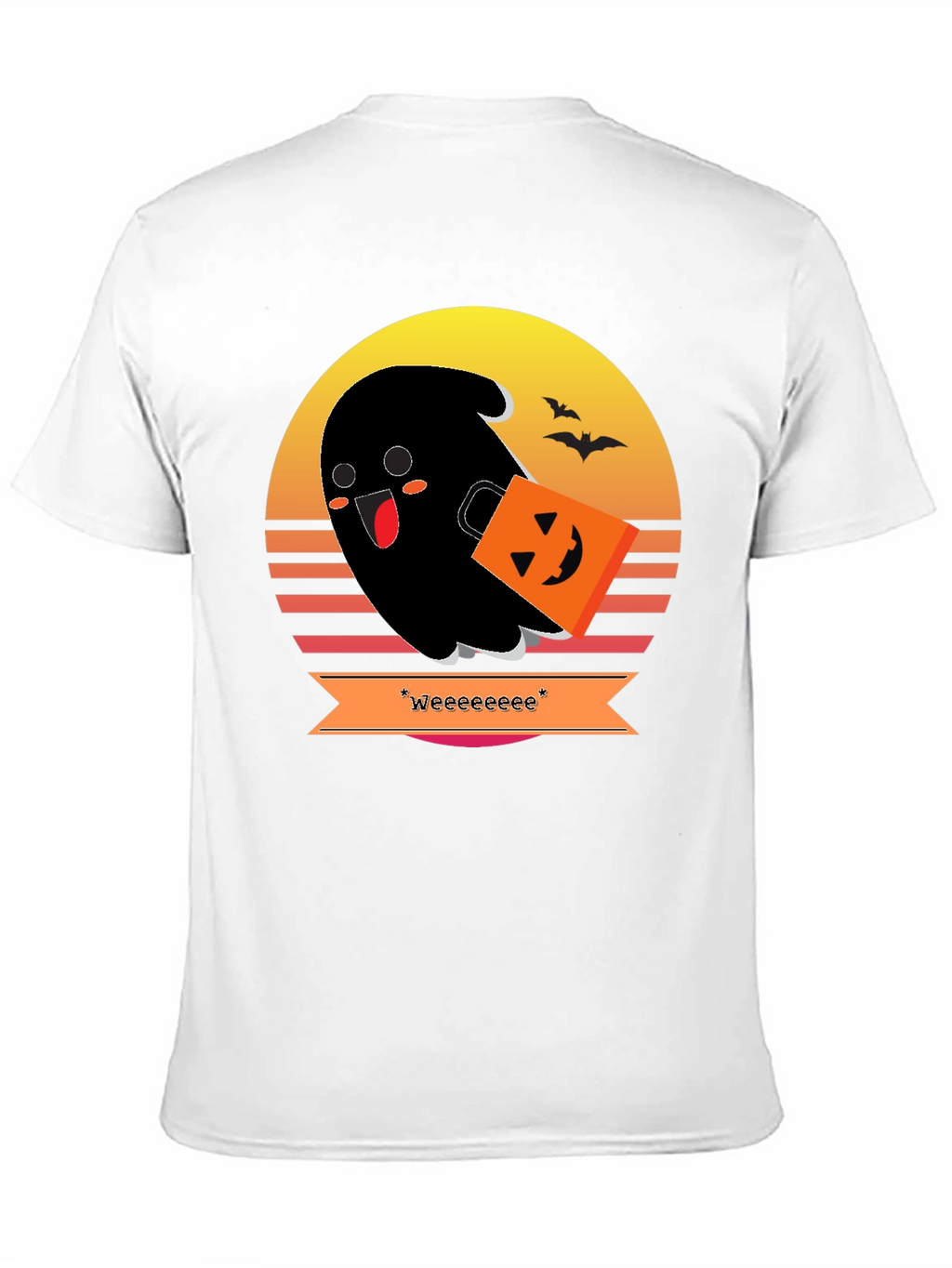 Spooky Cute Ghost Halloween T-Shirt