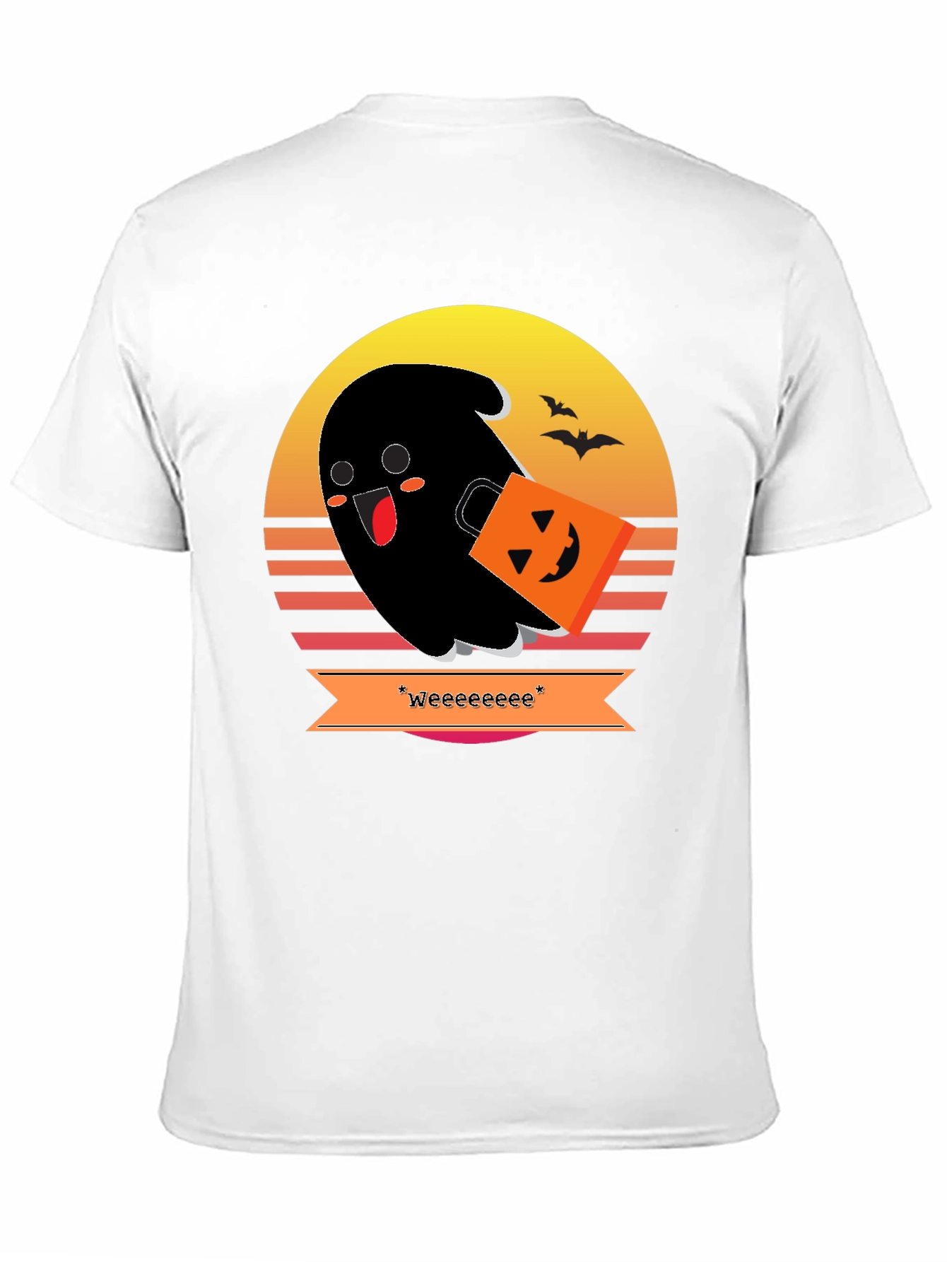 Spooky Cute Ghost Halloween T-Shirt