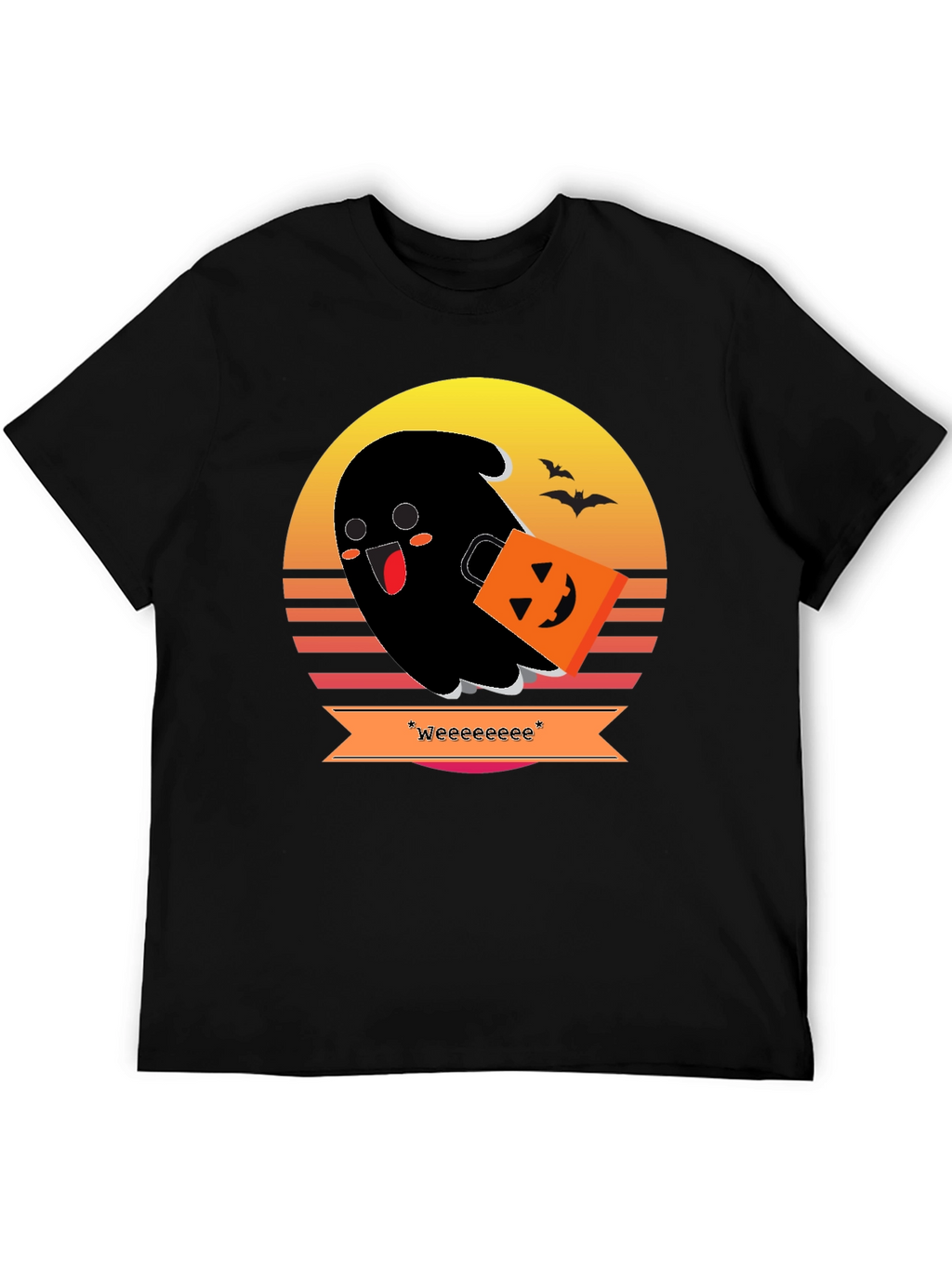 Spooky Cute Ghost Halloween T-Shirt