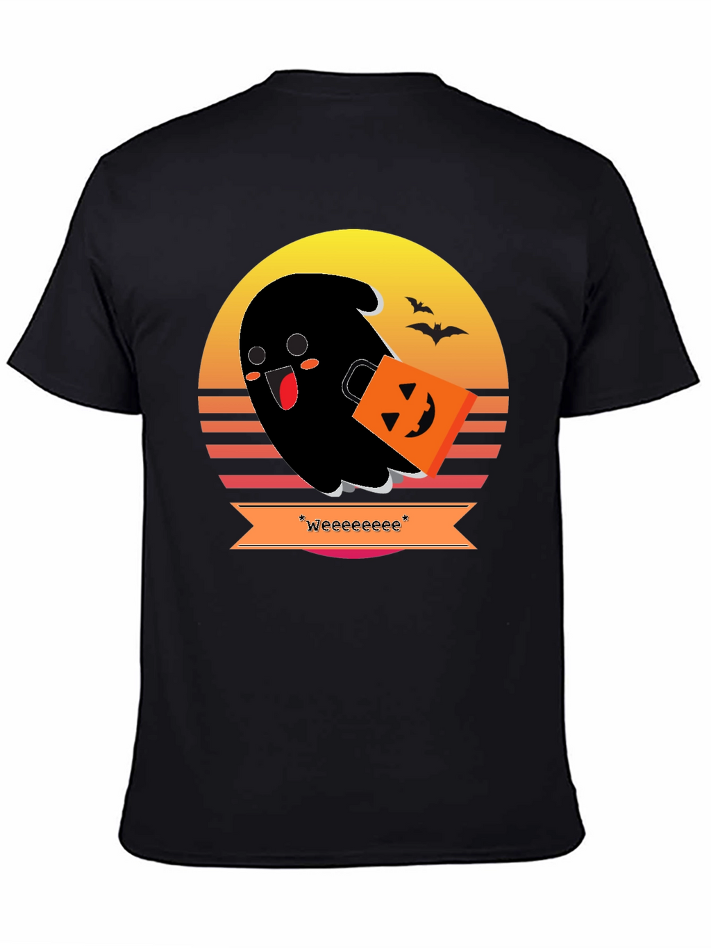 Spooky Cute Ghost Halloween T-Shirt