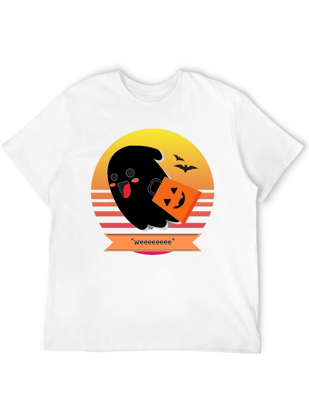 Spooky Cute Ghost Halloween T-Shirt