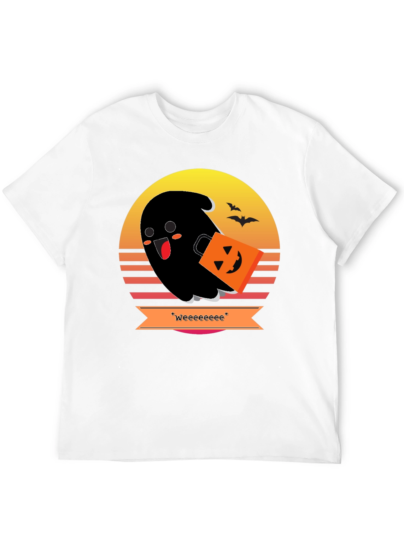 Spooky Cute Ghost Halloween T-Shirt