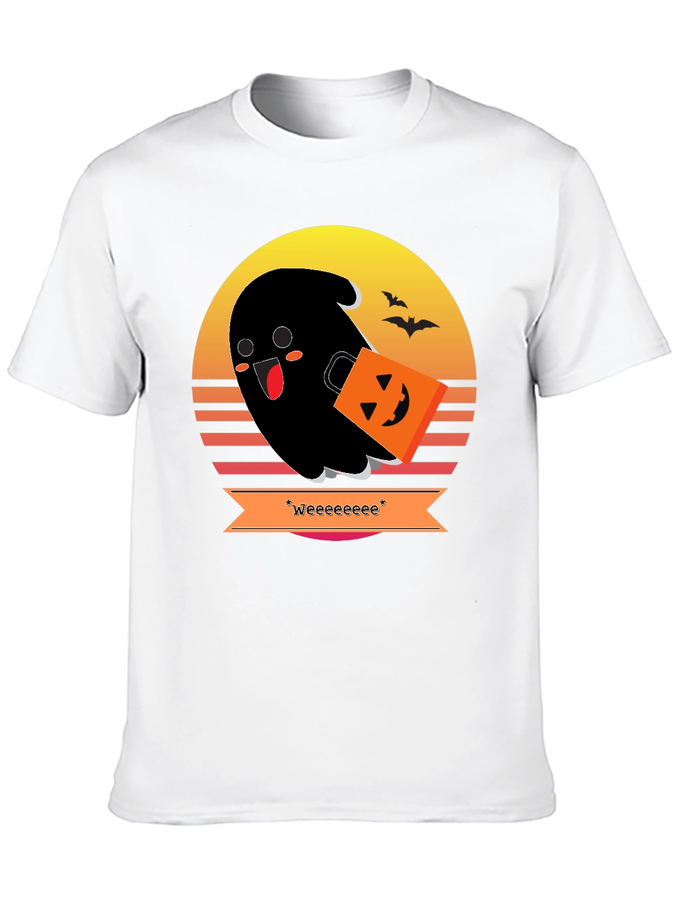 Spooky Cute Ghost Halloween T-Shirt
