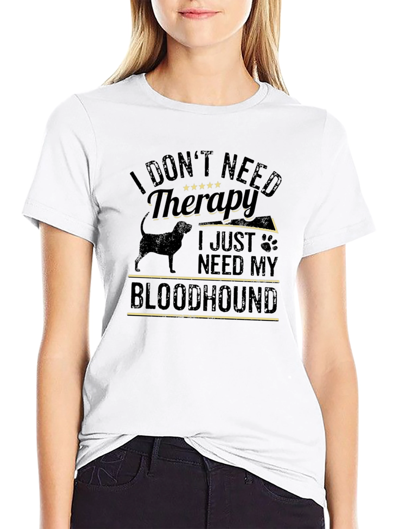 I Dont Need Therapy Bloodhound T-Shirt