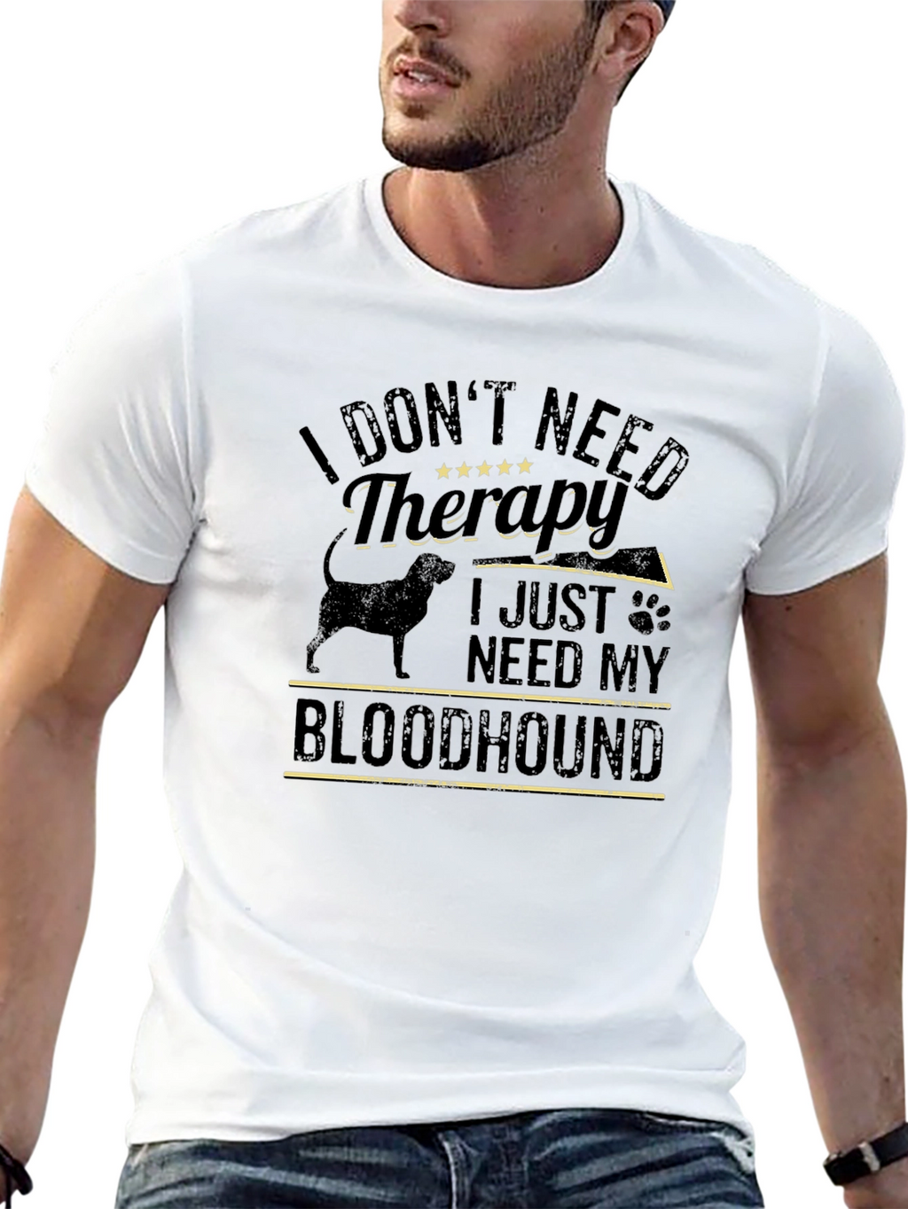 I Dont Need Therapy Bloodhound T-Shirt
