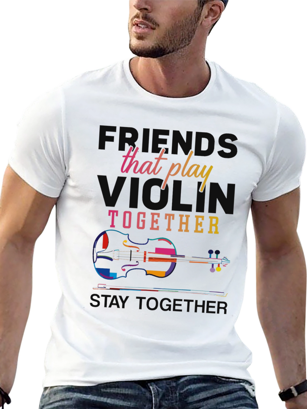 Violin Players T-Shirt: Friends That Play Together Stay Together