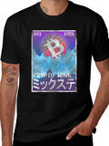 Crypto Wave Bitcoin HODL T-Shirt - Vaporwave Style