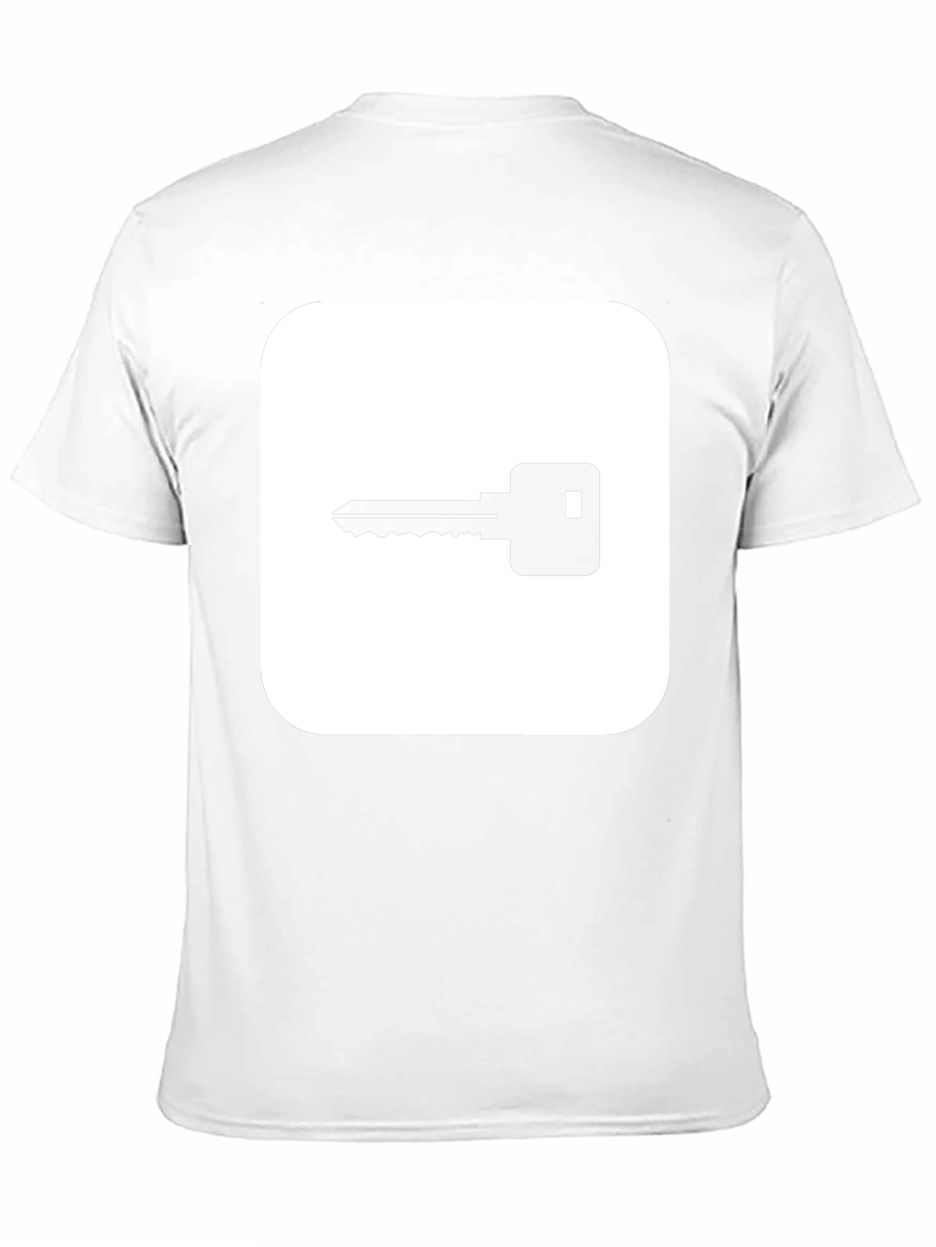 Modern Key Graphic Black T-Shirt
