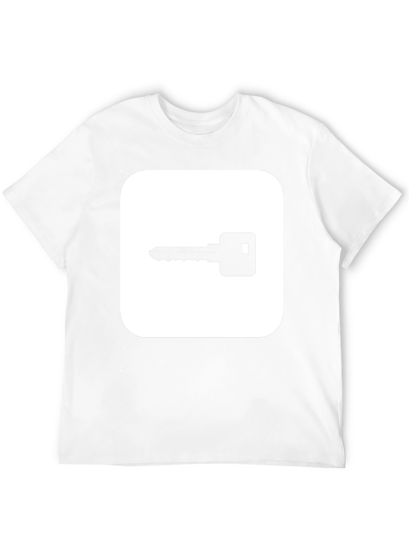 Modern Key Graphic Black T-Shirt