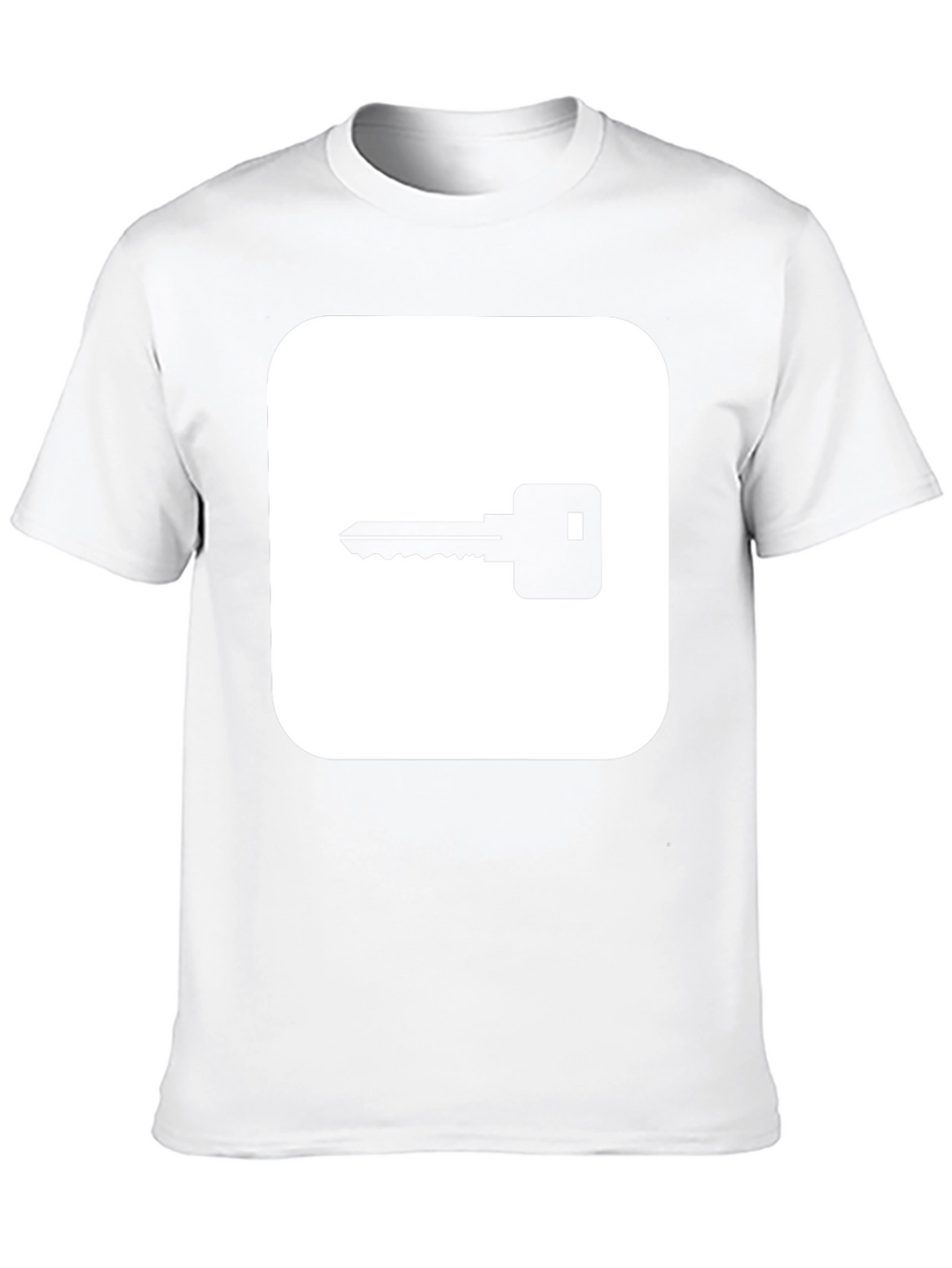 Modern Key Graphic Black T-Shirt