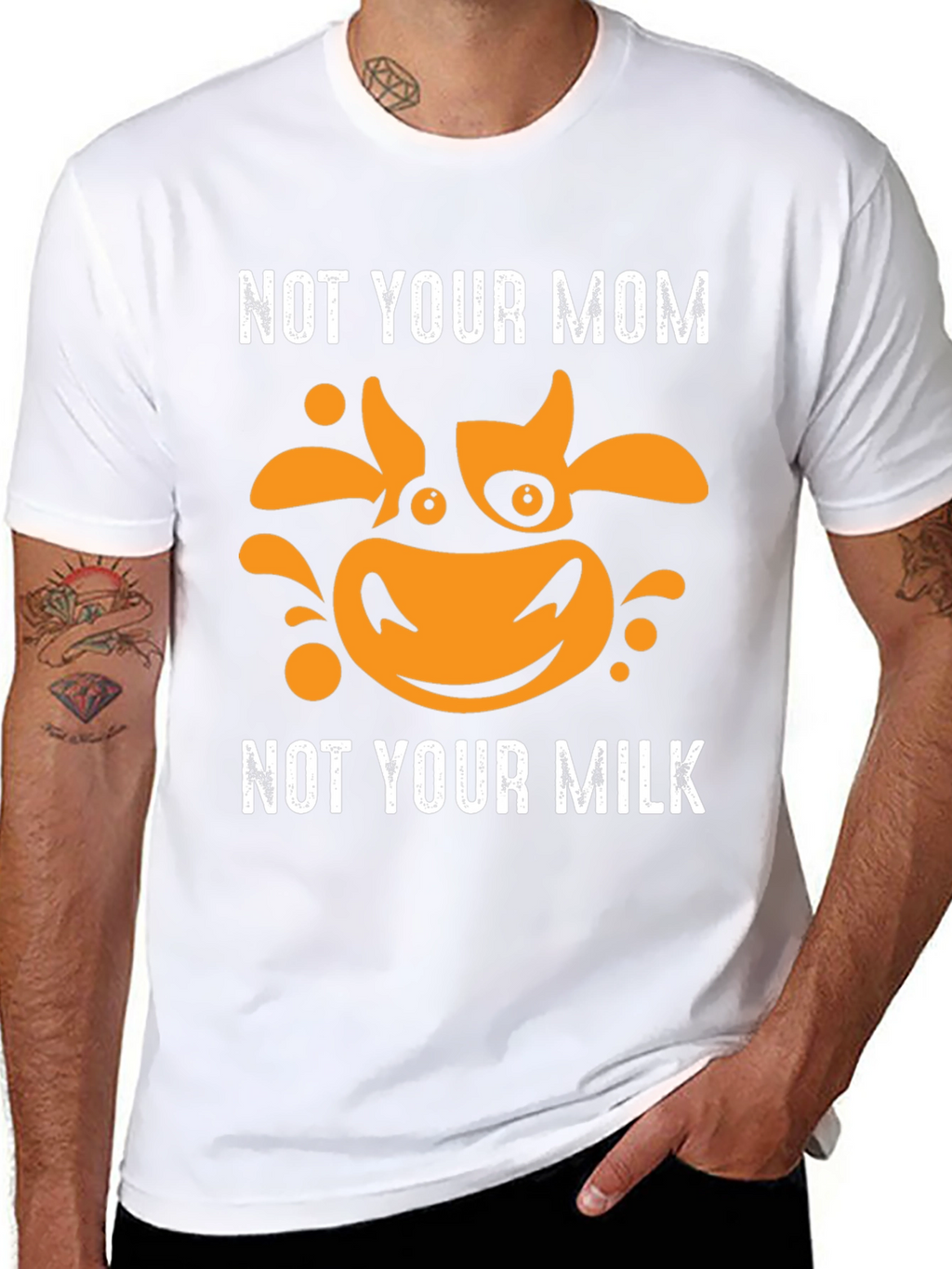 Not Your Mom Not Your Milk Vegan T-Shirt