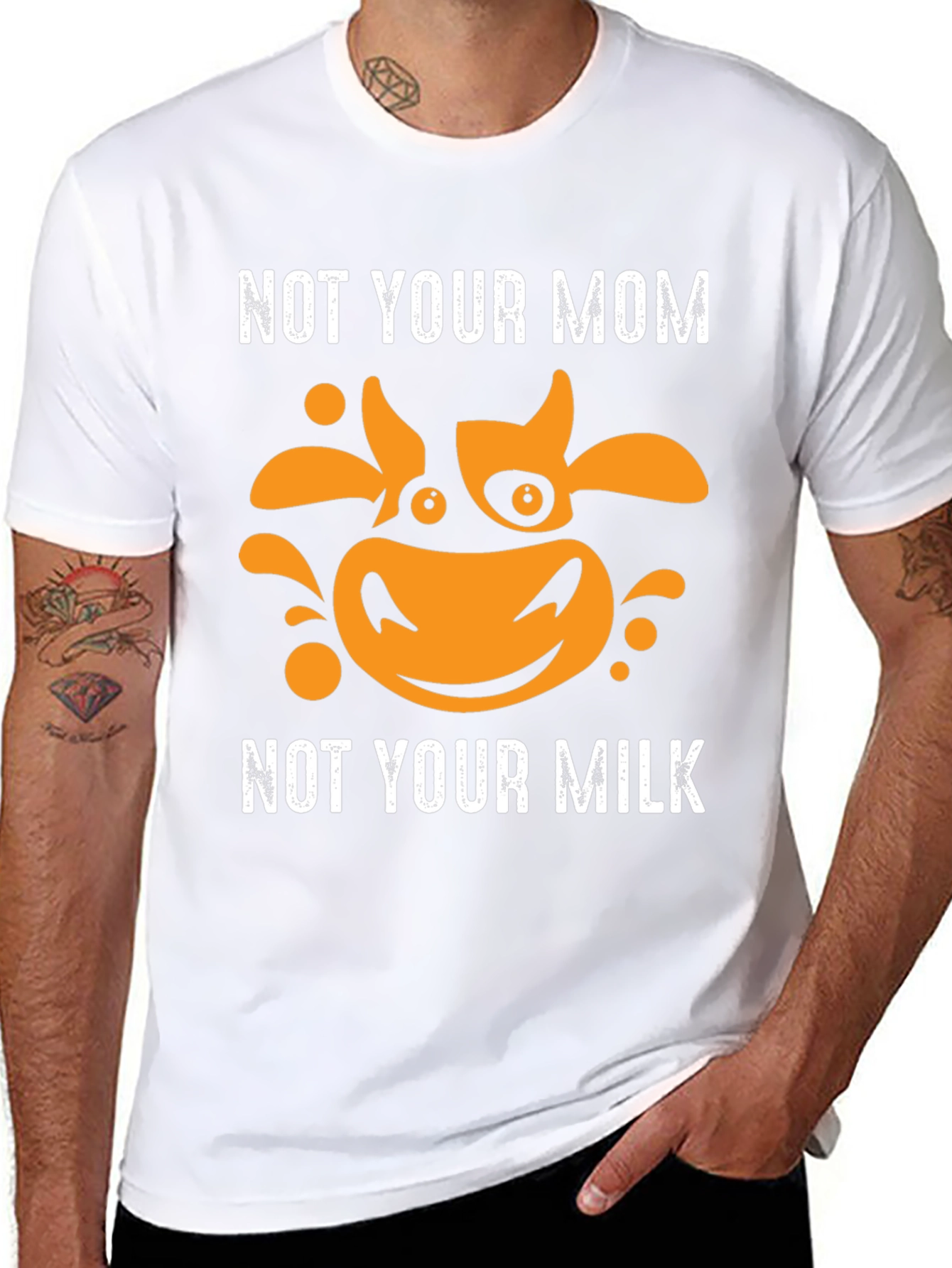 Not Your Mom Not Your Milk Vegan T-Shirt