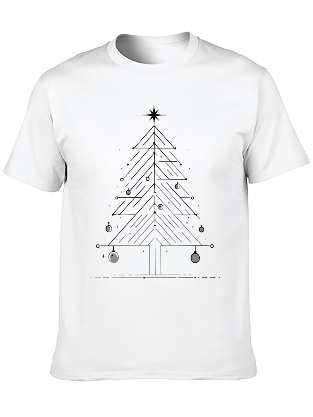 Minimalist Christmas Tree T-Shirt
