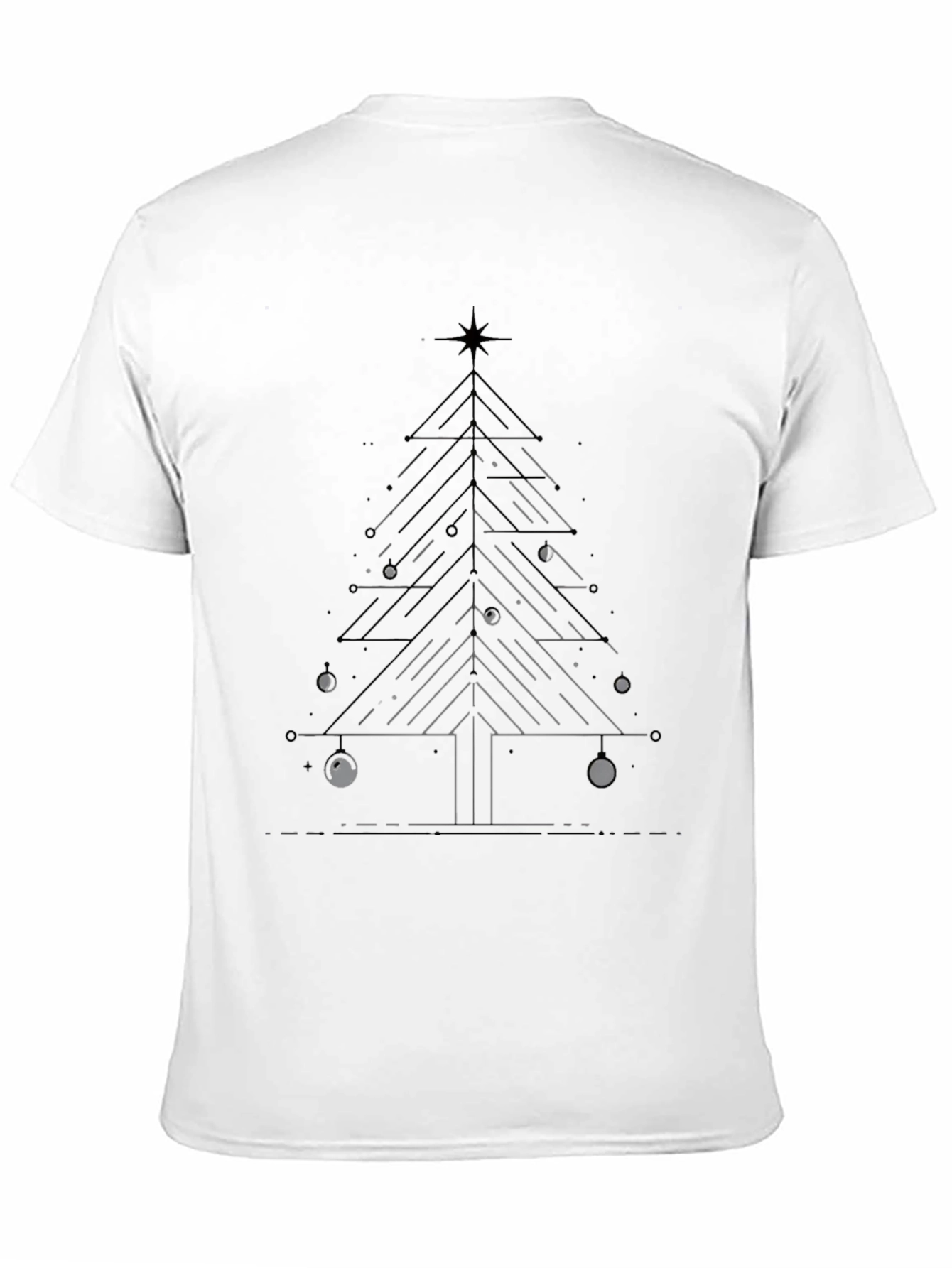 Minimalist Christmas Tree T-Shirt