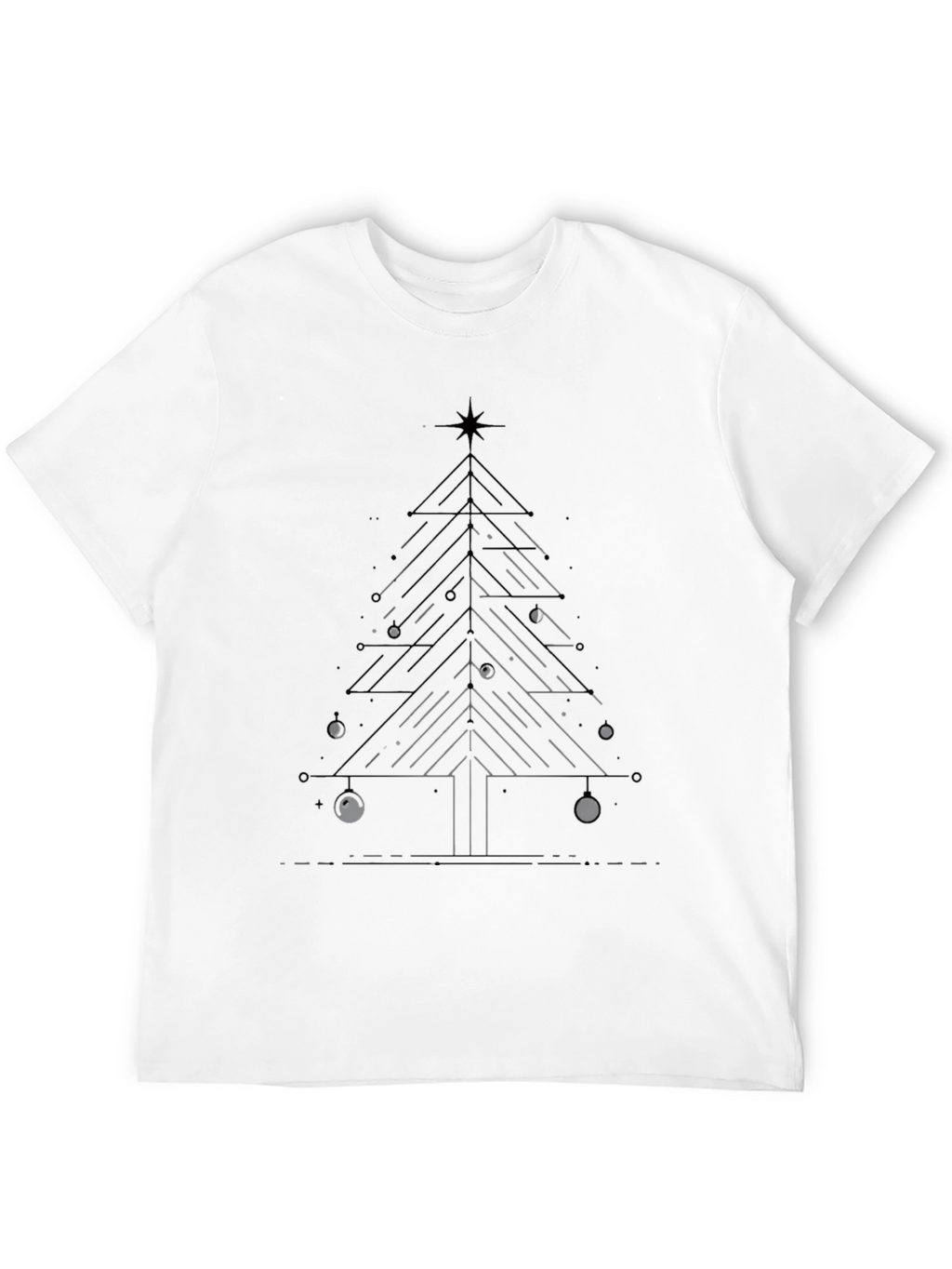 Minimalist Christmas Tree T-Shirt