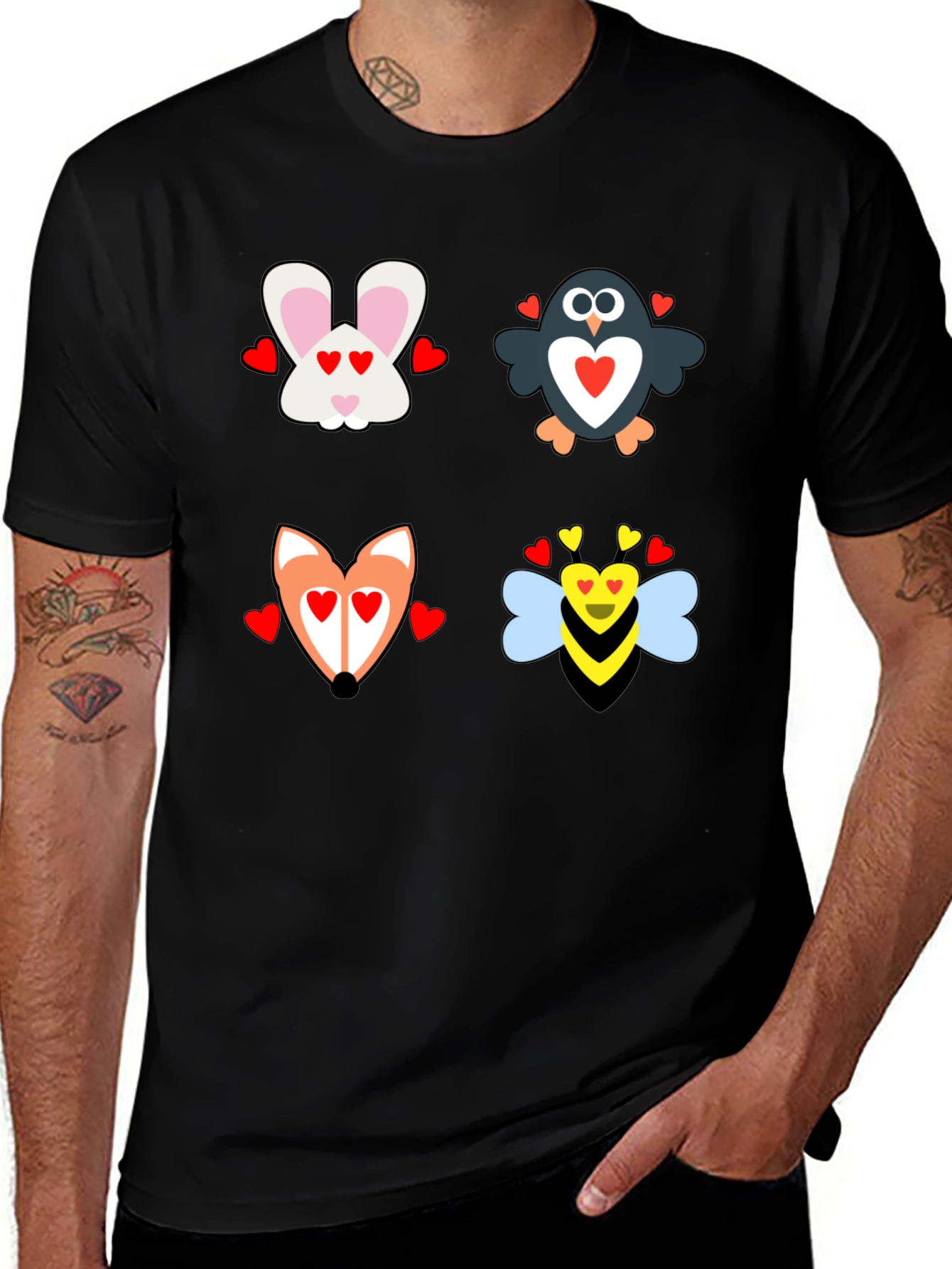 Cute Valentines Day Animal T-Shirt