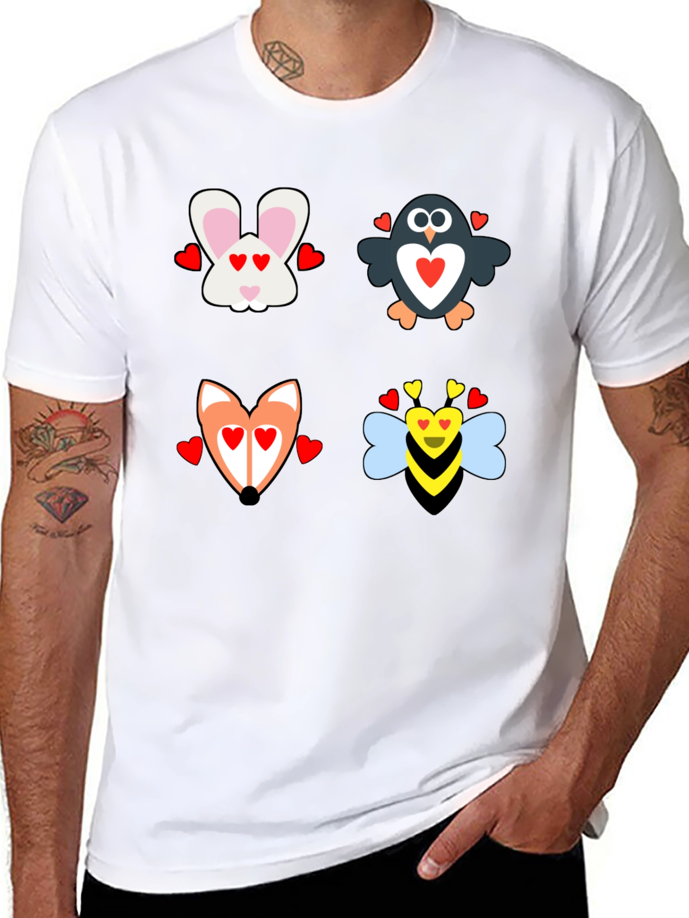 Cute Valentines Day Animal T-Shirt