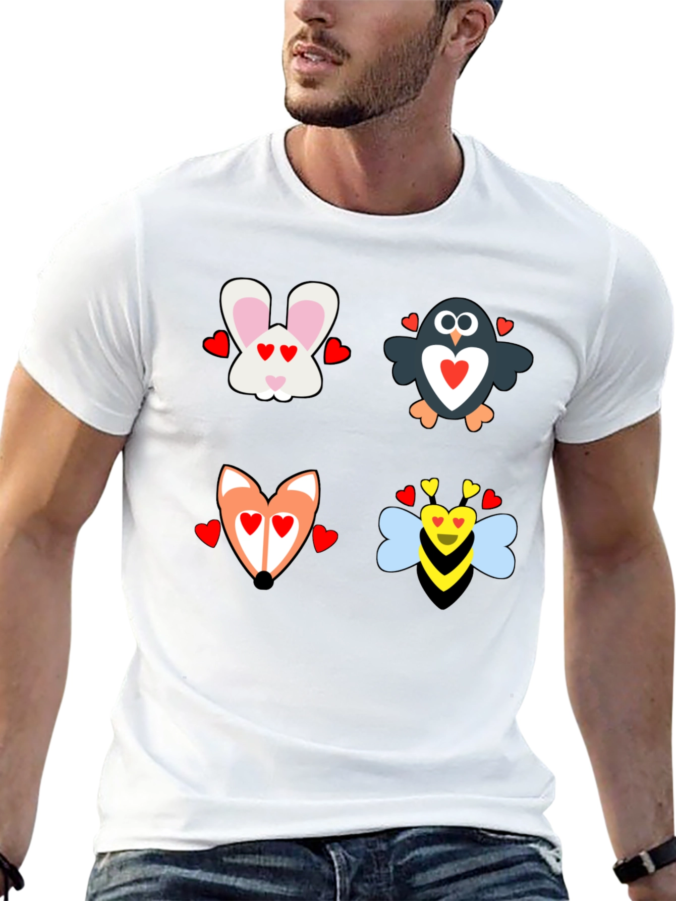 Cute Valentines Day Animal T-Shirt