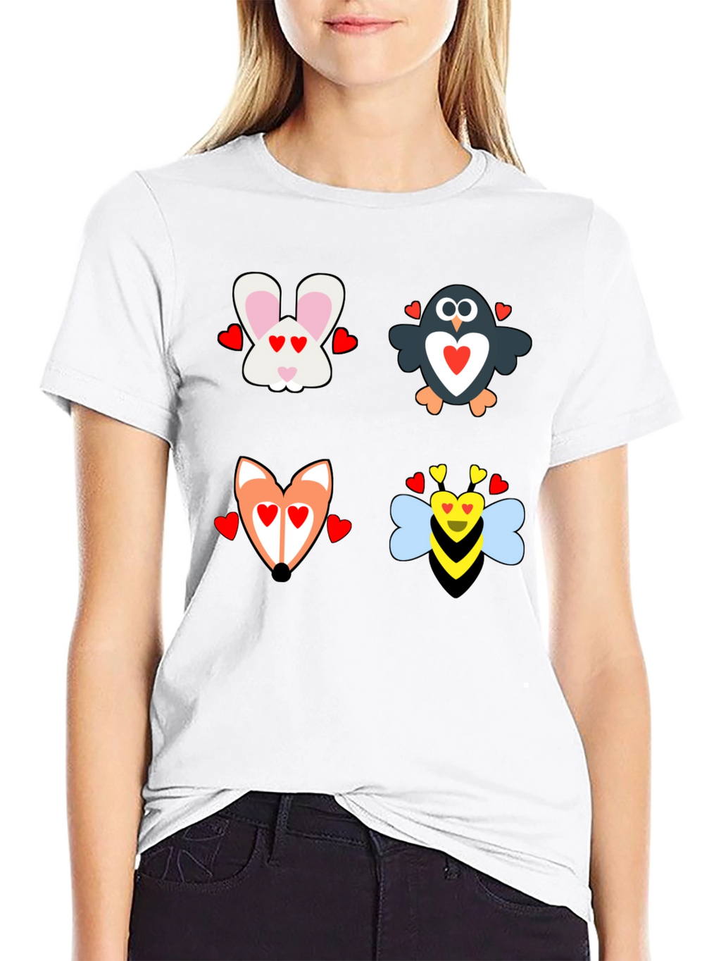 Cute Valentines Day Animal T-Shirt